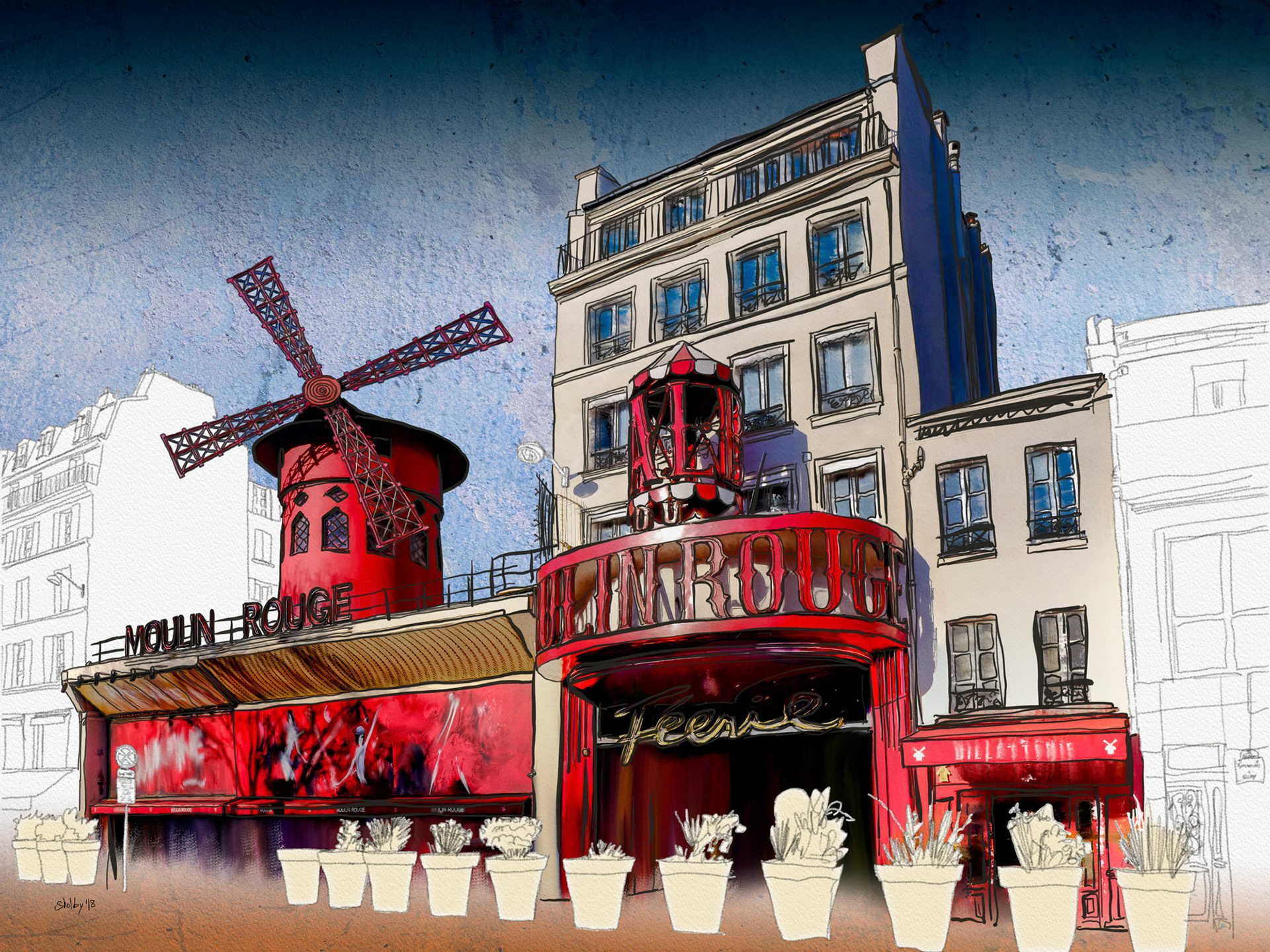 Boulevard de Clichy /1 (60x80)