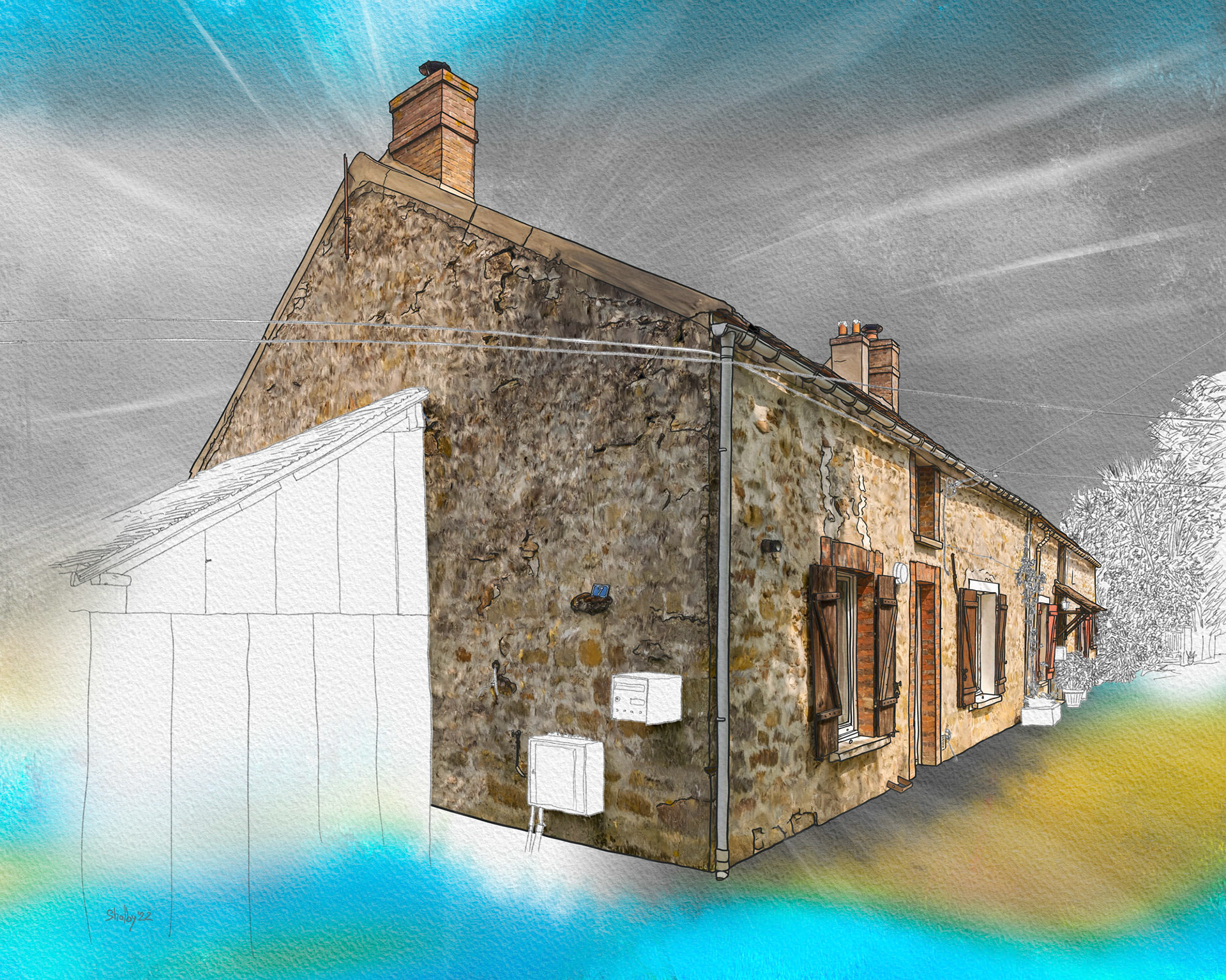 La Chapelle-Rablais 2 (40x50)