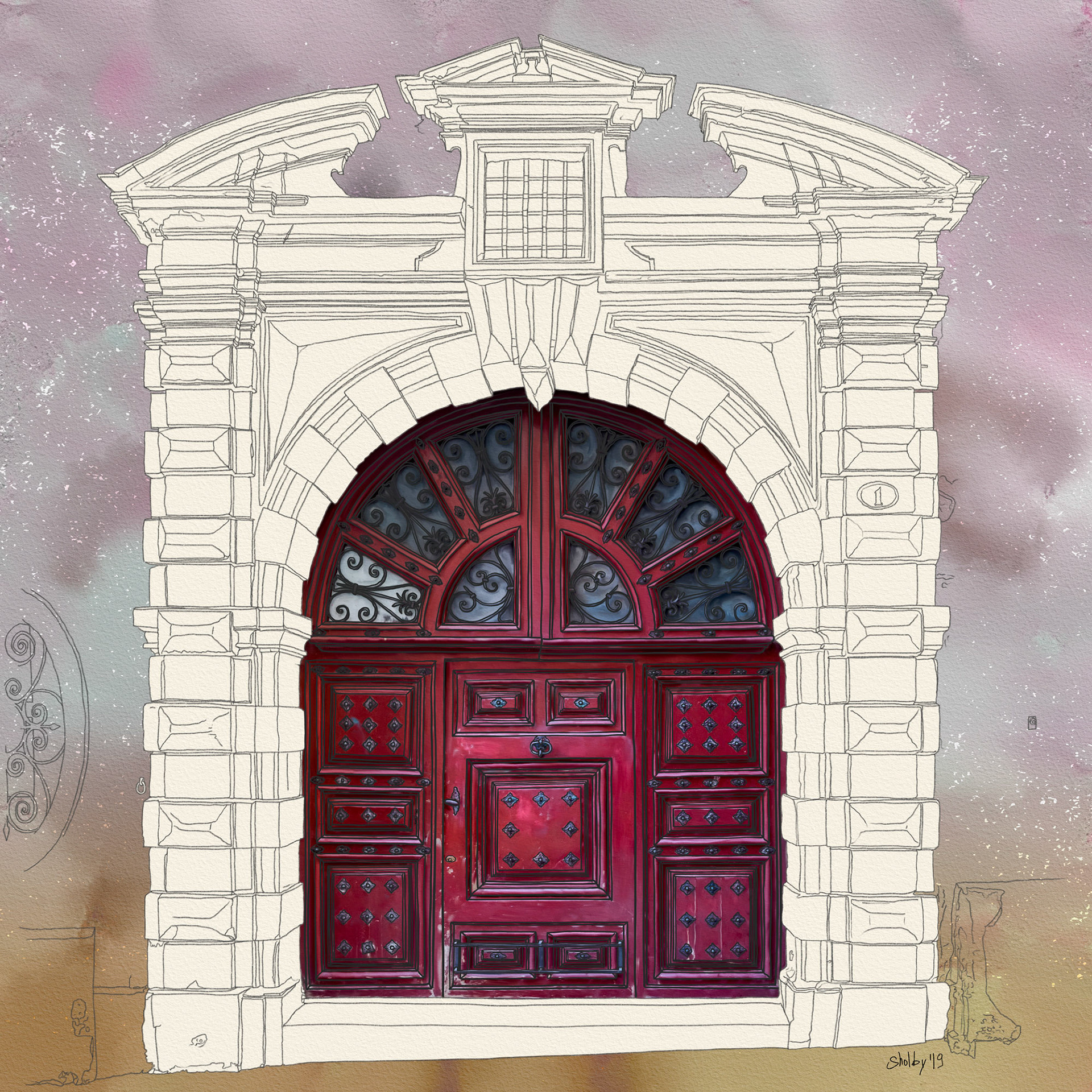 Rue Fournarie /1 (50x50)