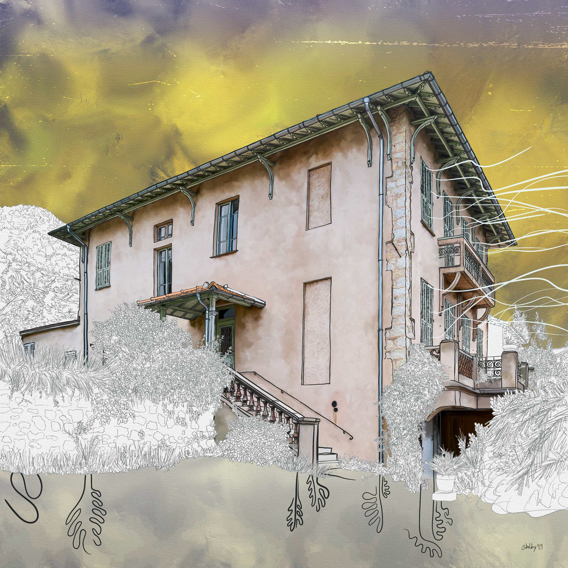 Villa Le Rêve (70x70)