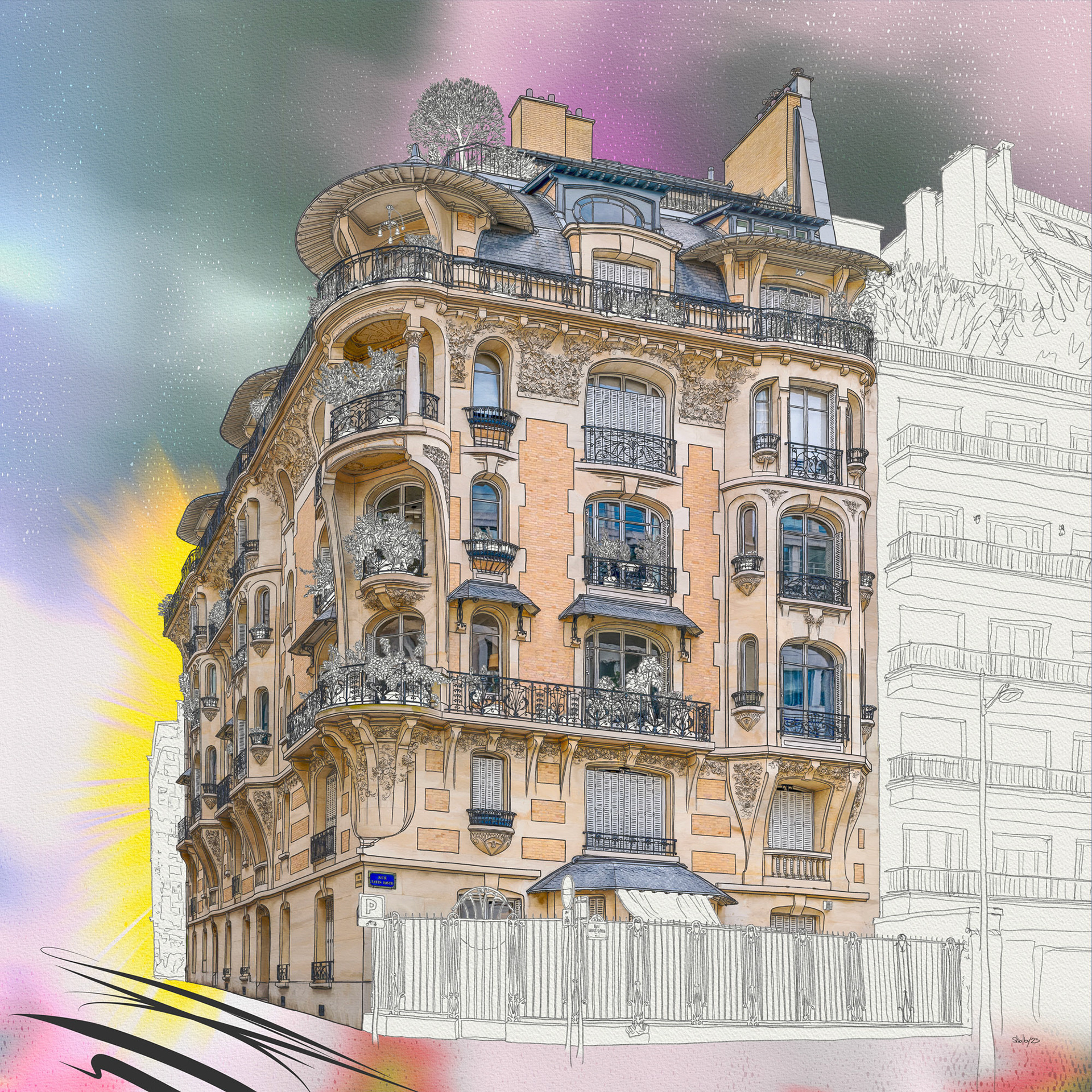 Rue Louis David (80x80)