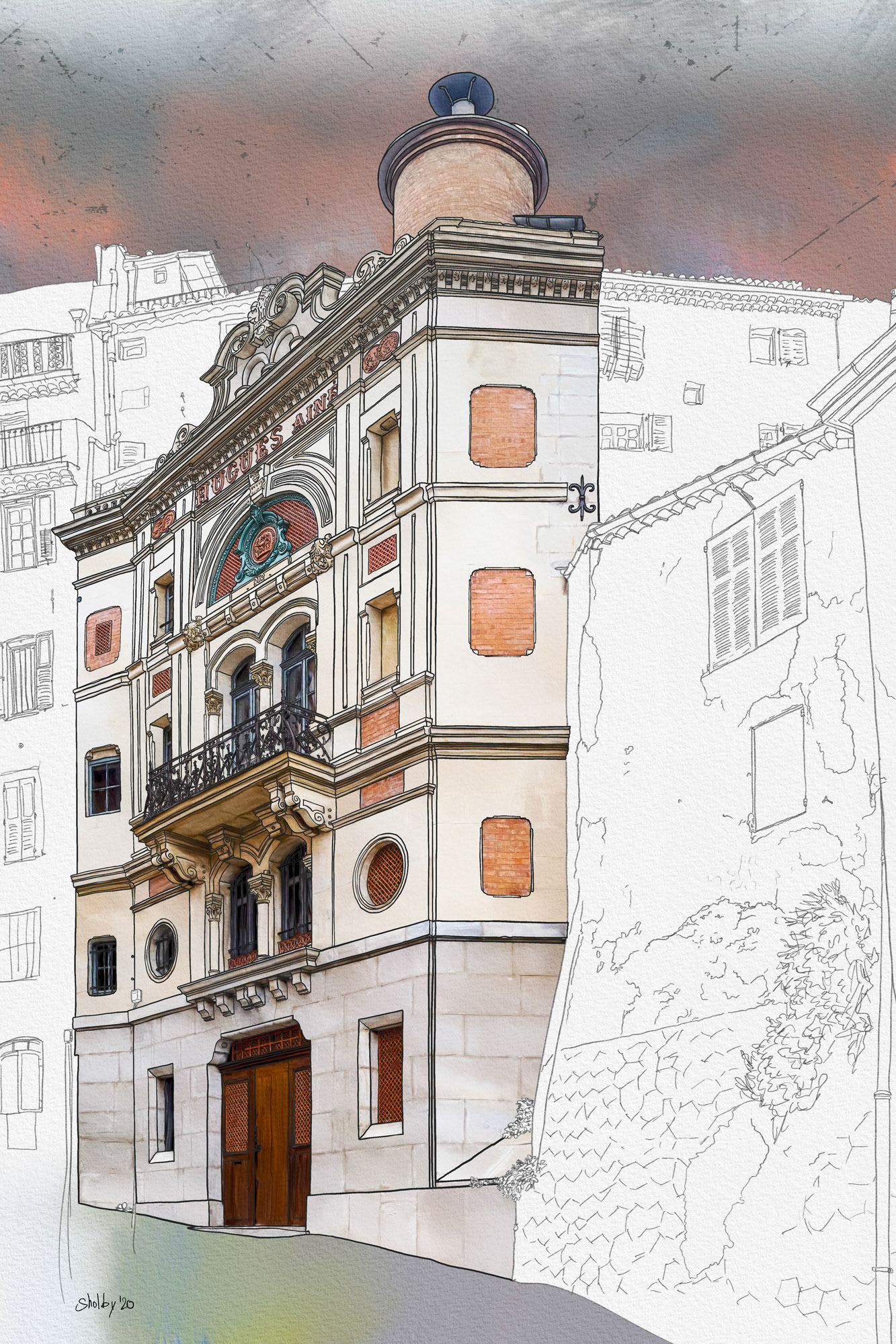 Rue Mirabeau (60x40)