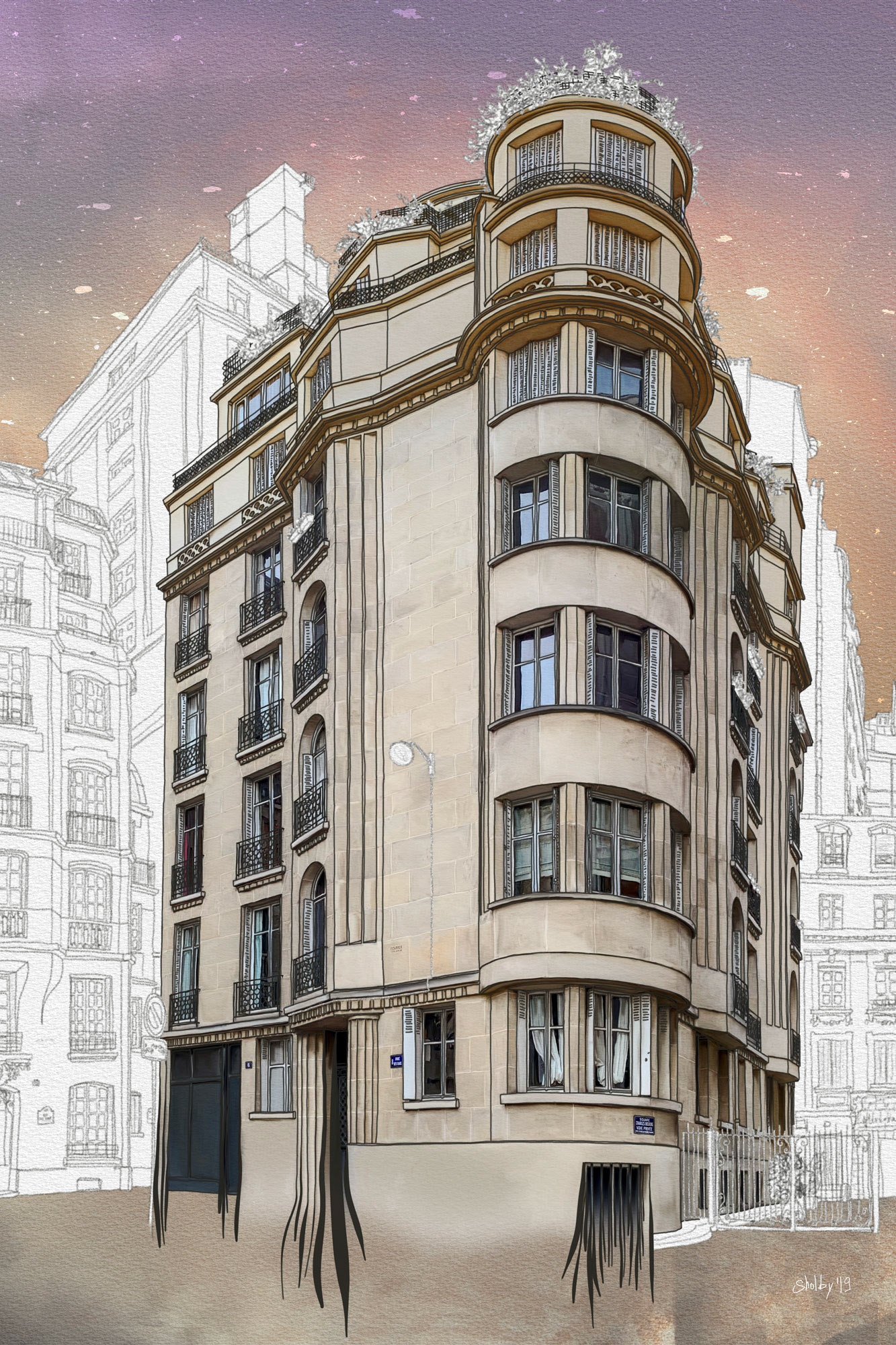 Rue des Eaux (60x40)