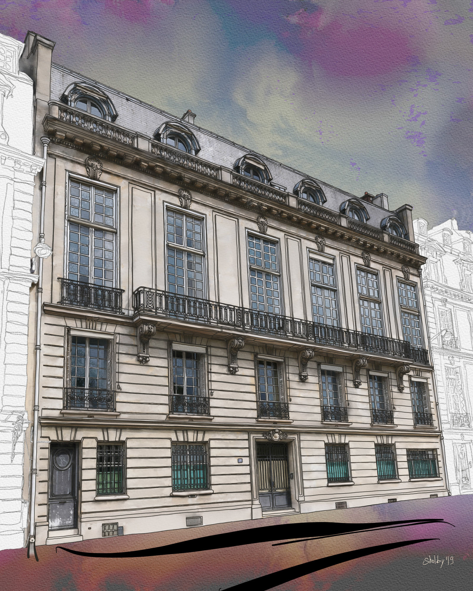 Rue de Constantine (50x40)