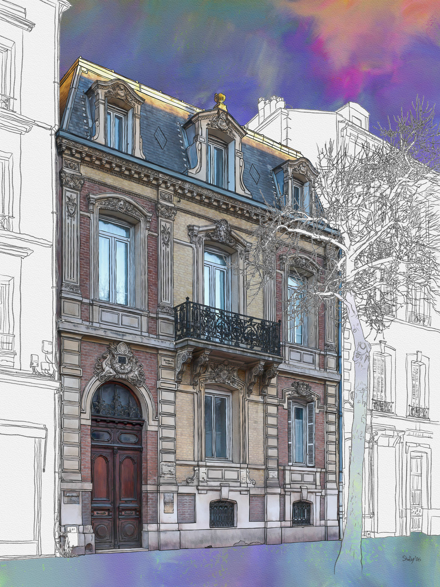 Le Havre - avenue René Coty 2 (80x60)