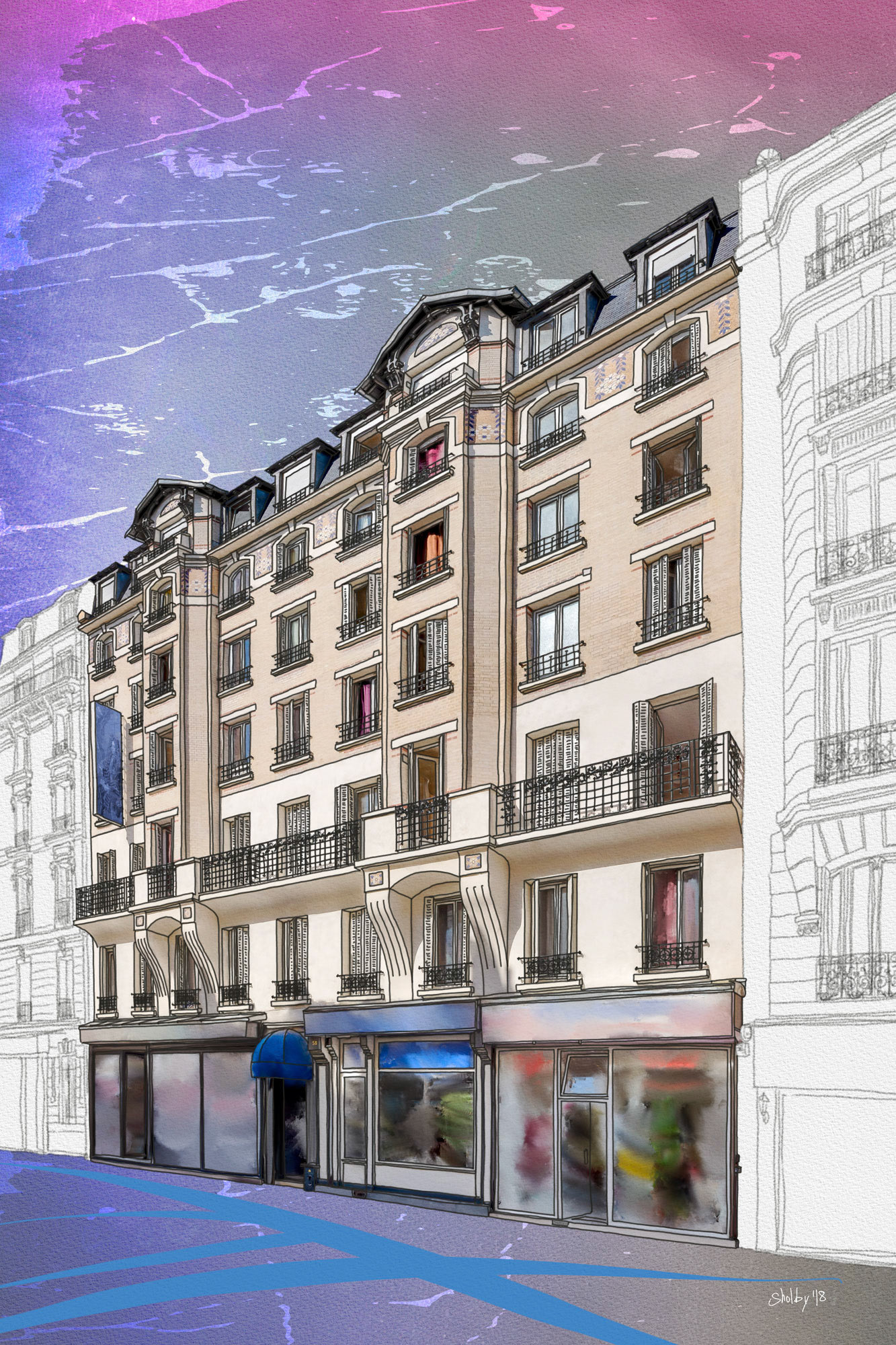 Rue de Torcy /1 (60x40)