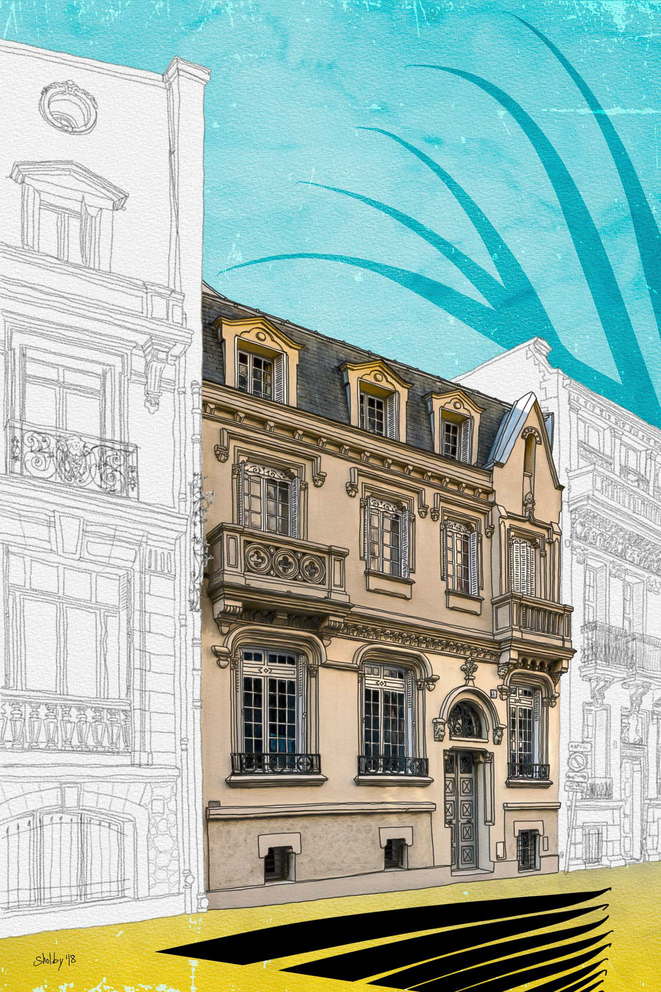 Rue Le Verrier (60x40)