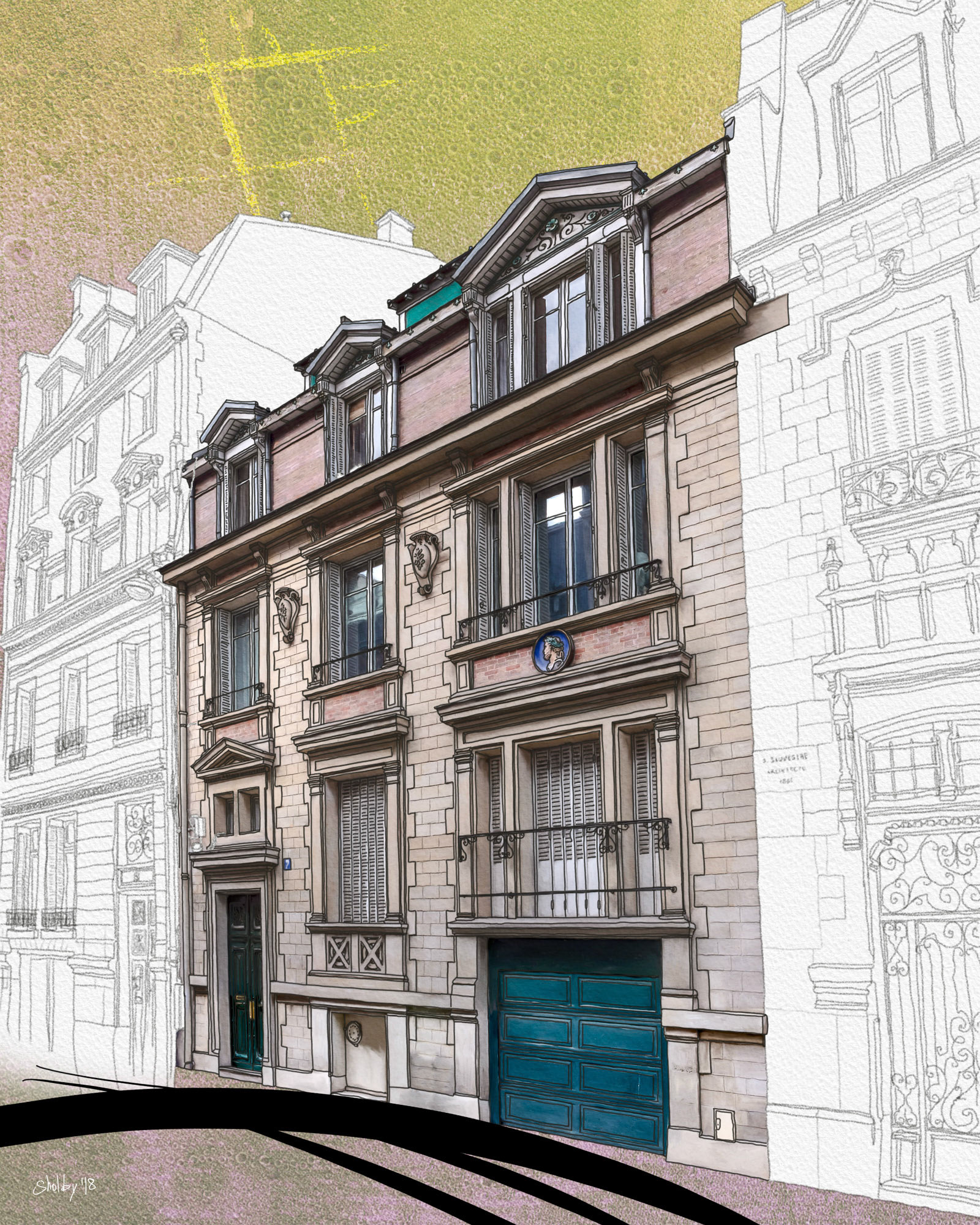 Rue Le Chatelier (50x40)