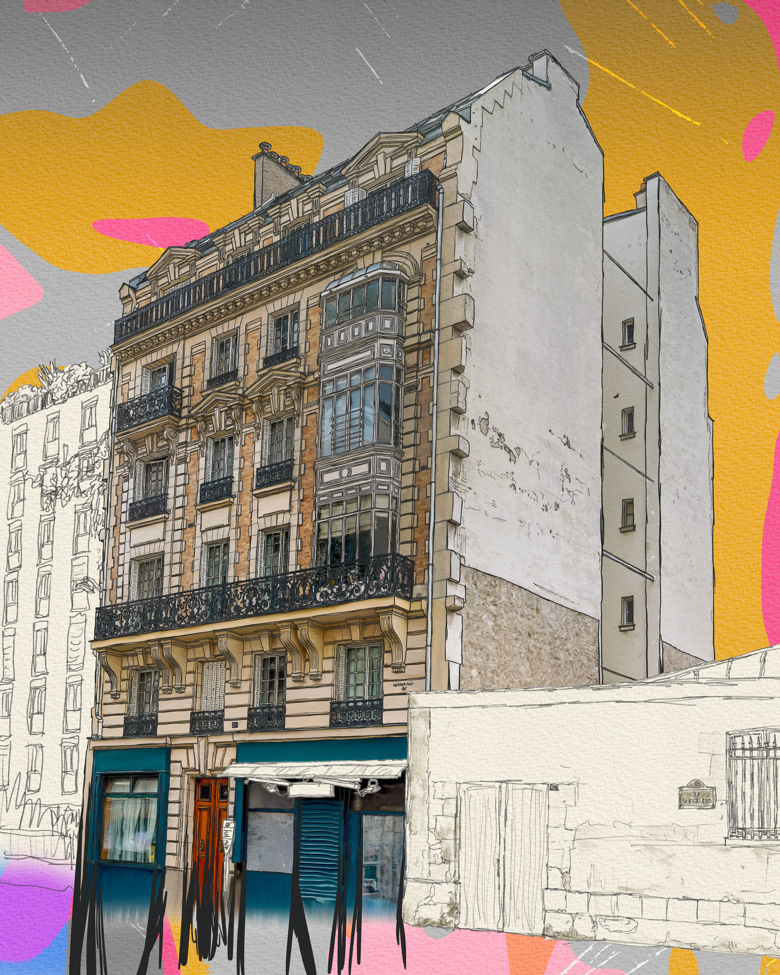 Rue Saint-Jacques (50x40)