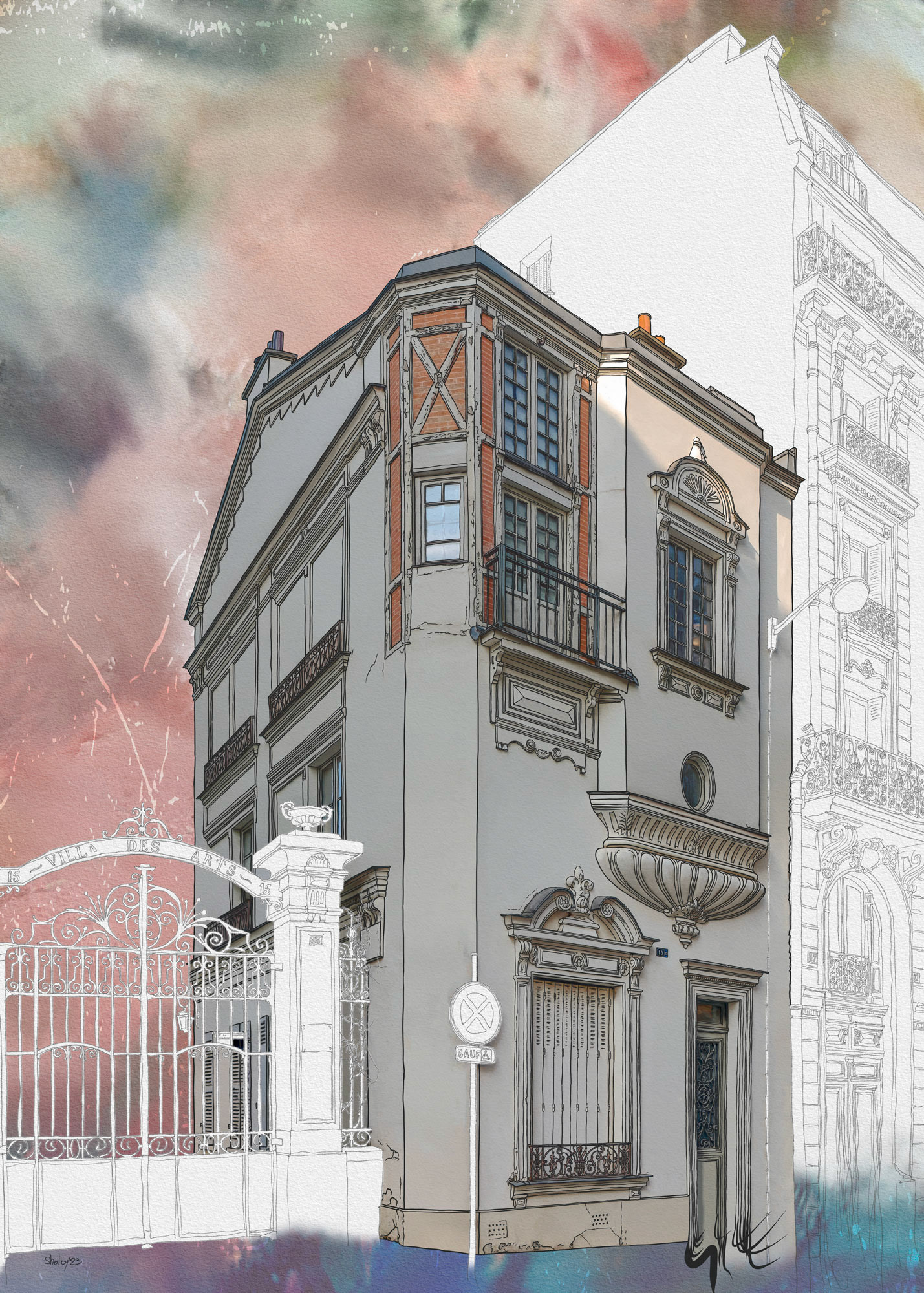 Rue Hégésippe Moreau (70x50)