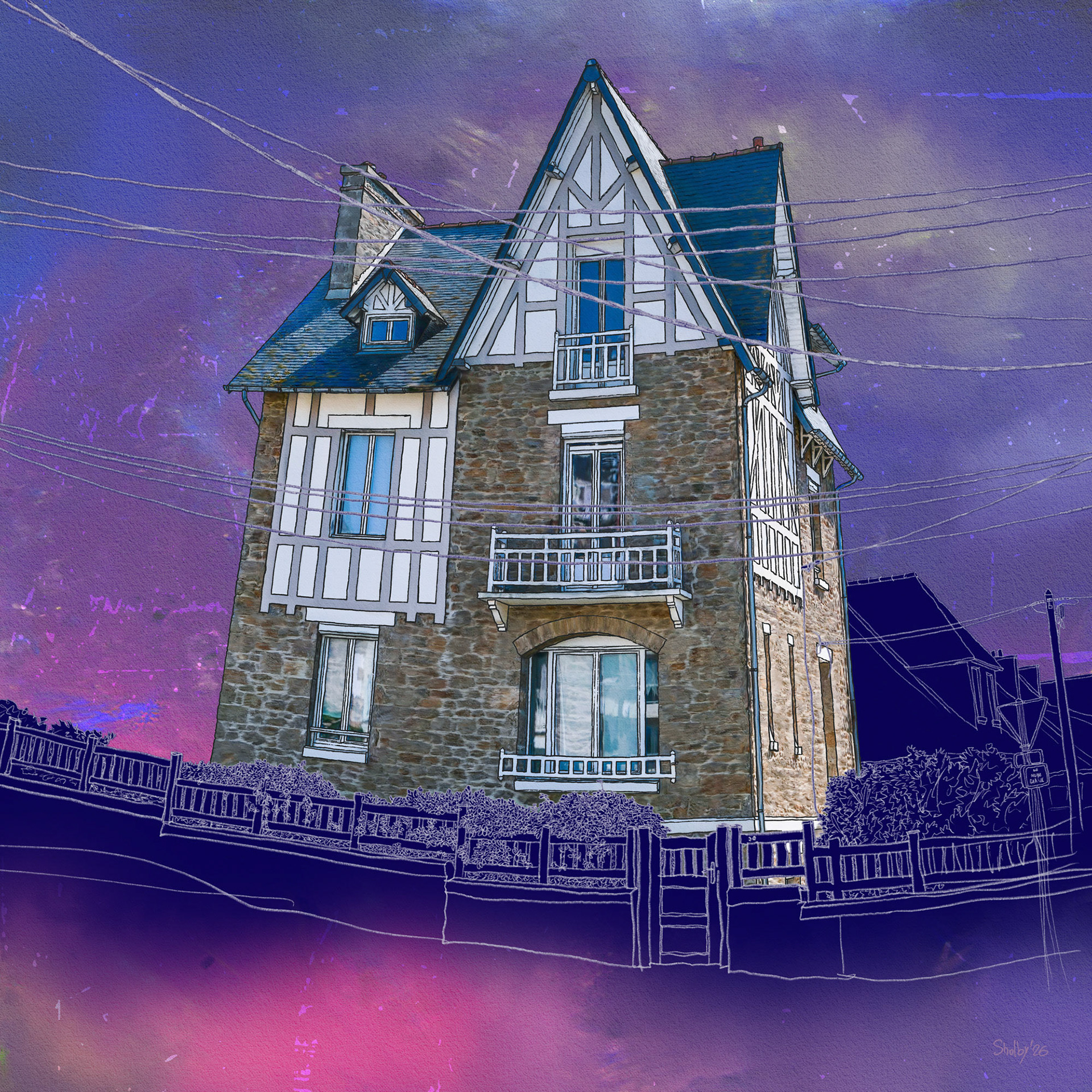 Saint-Malo - Avenue John Kennedy 2 (50x50)