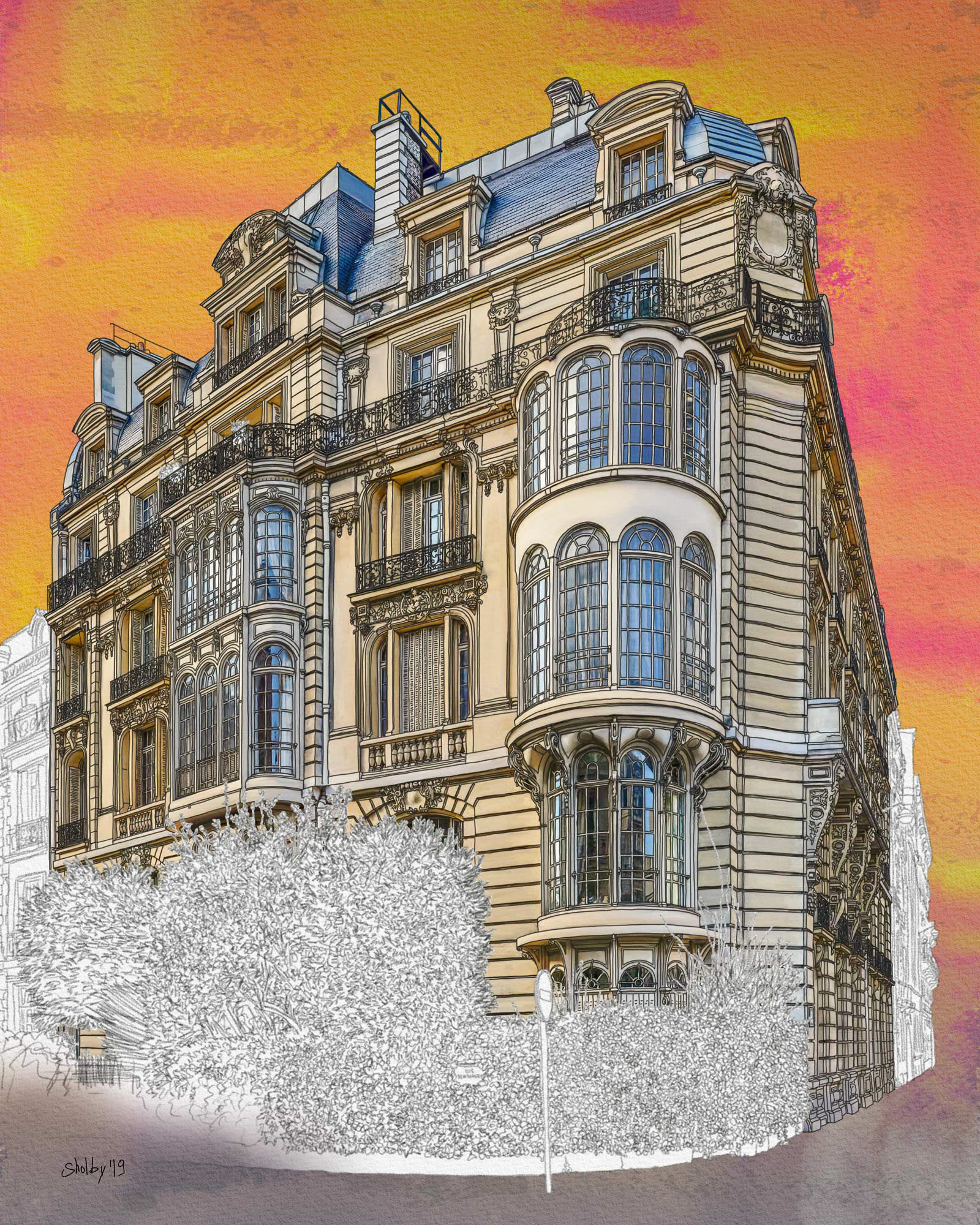 Rue Rembrandt /1 (50x40)