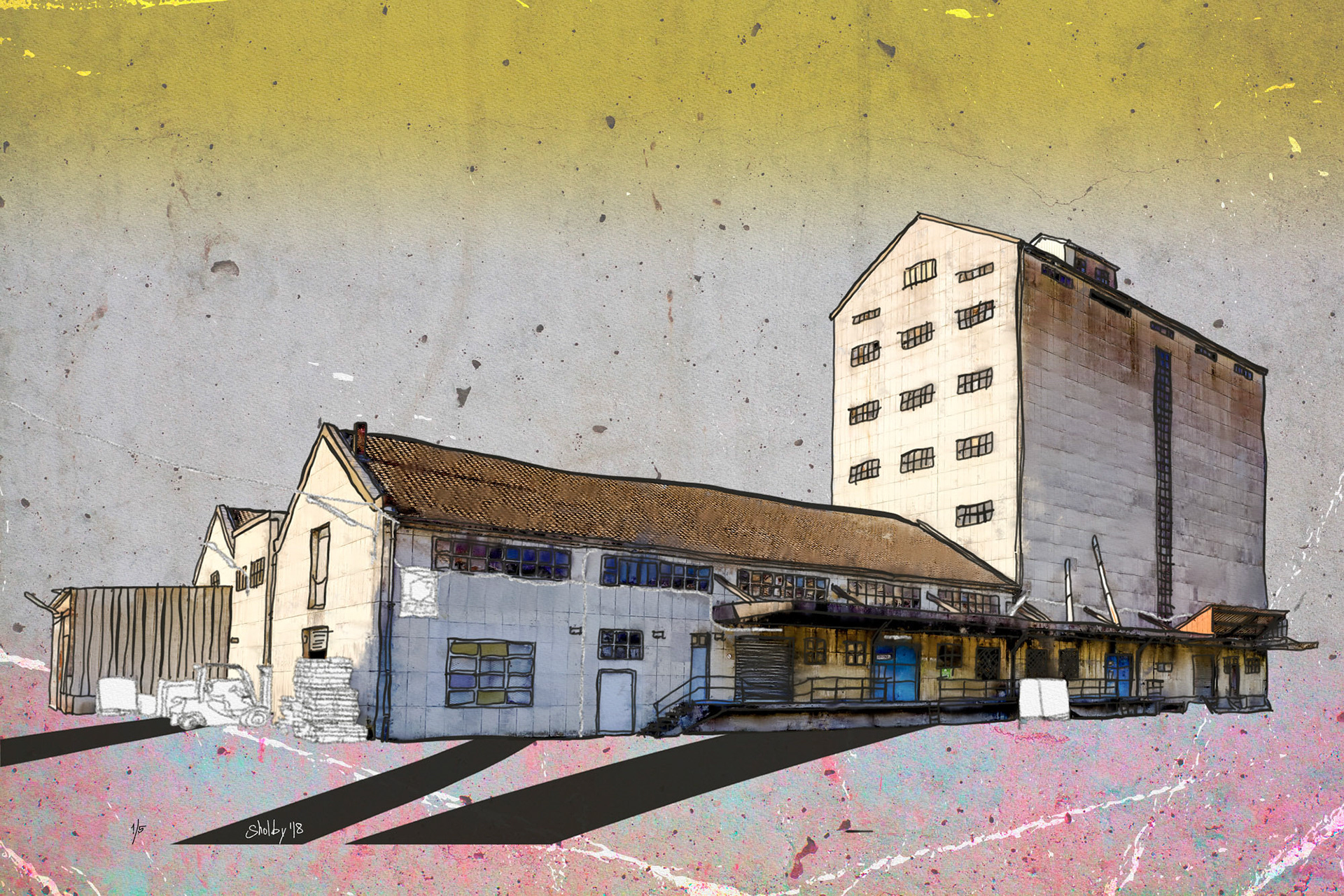 Verdun, rue de Haumont (40x60)