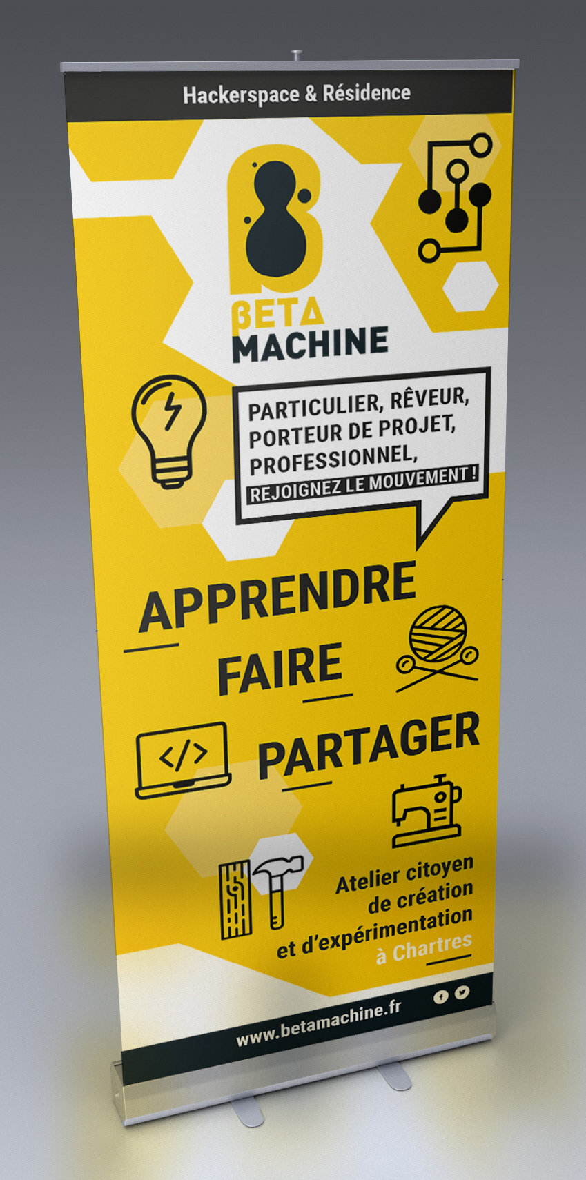 Hackerspace Betamachine – Chartres – Roll up