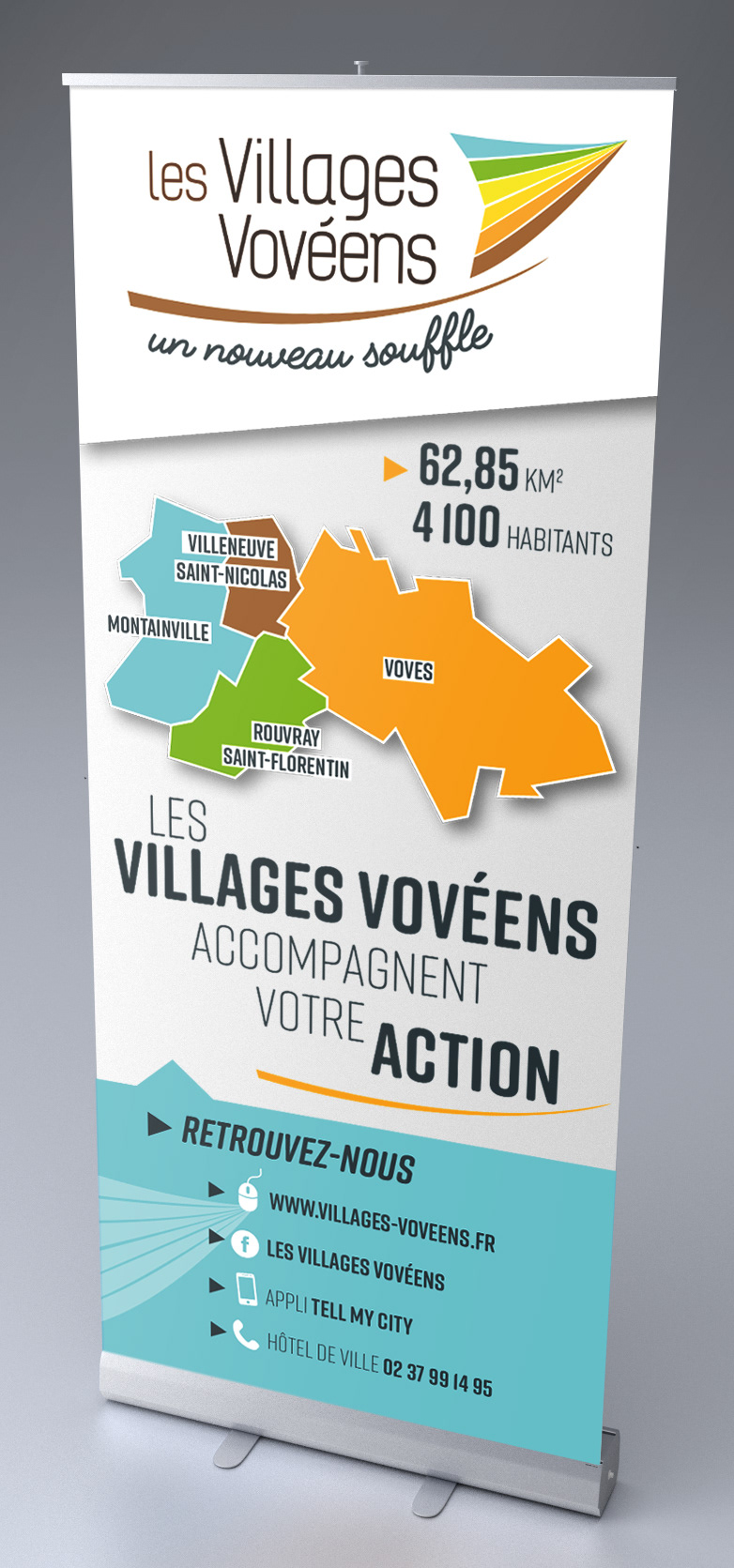 Commune nouvelle Les Villages Vovéens – Roll up