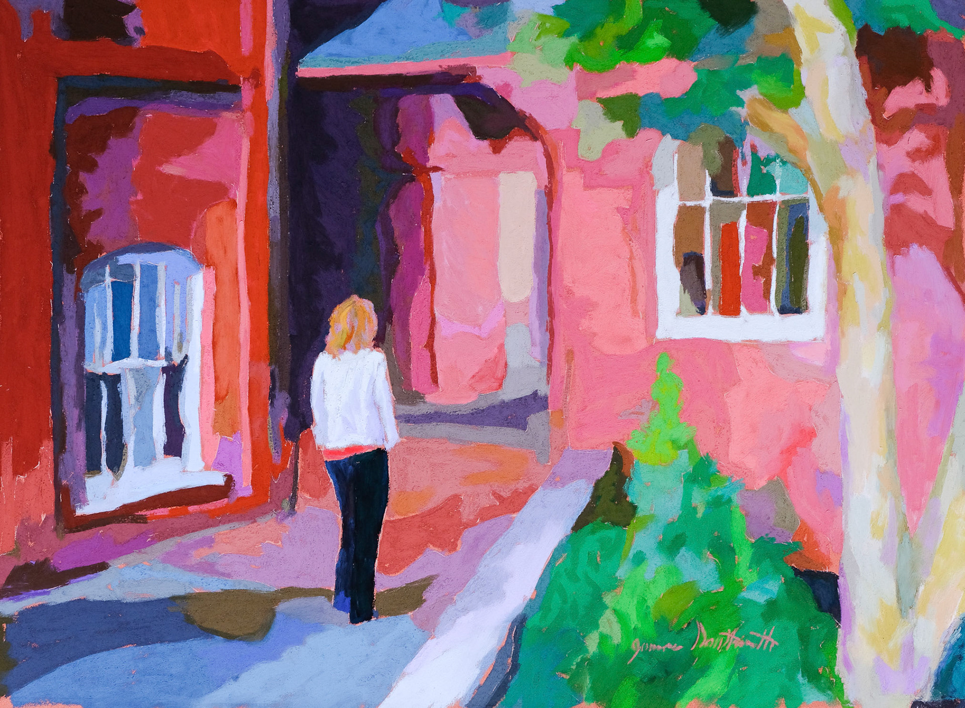 Mission Mill - Pastel by James Southworth