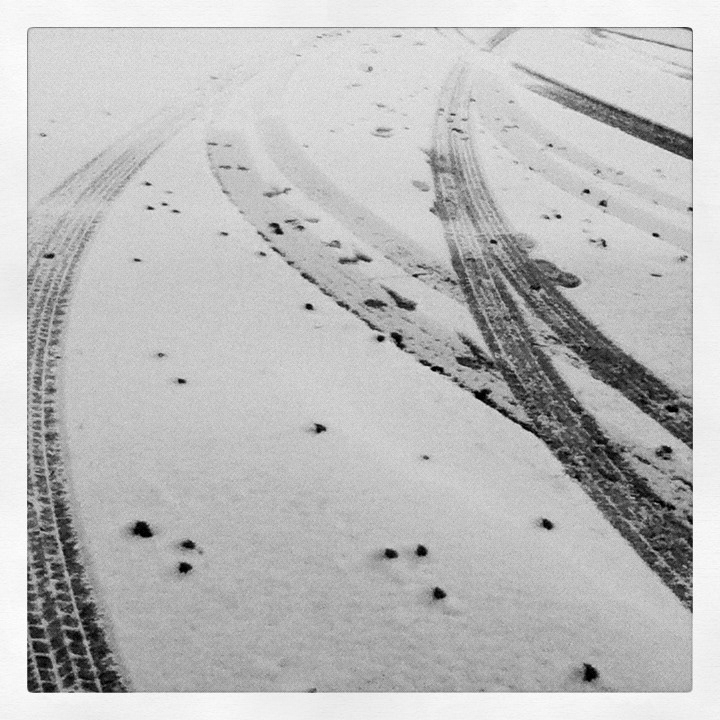 Snow tracks