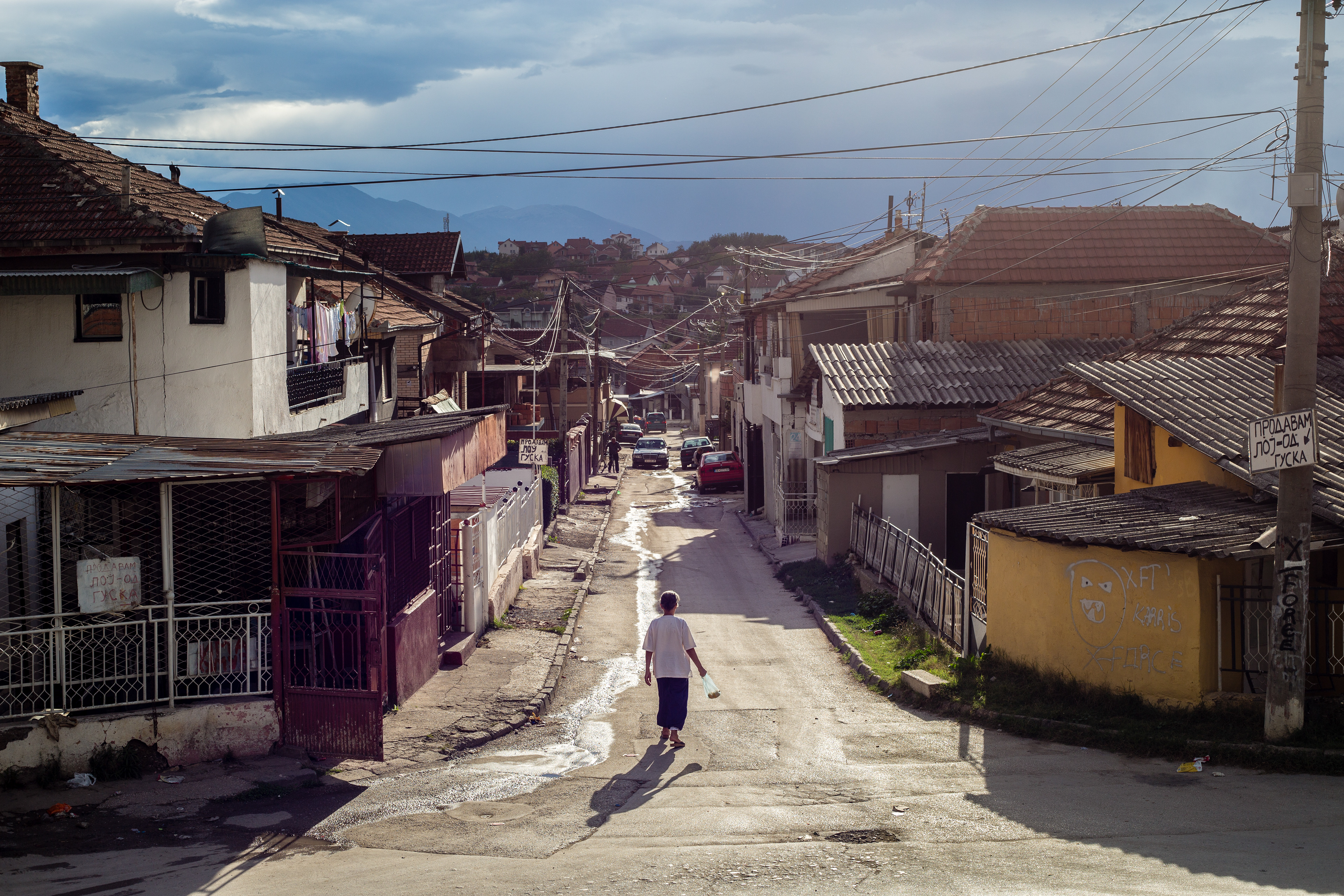 Shutka, the gypsy capital of the world, lies on the outskirts of Skopje. As one of the largest Romani towns in the world, it is the only place where Romani language is the official language and taught in primary school.