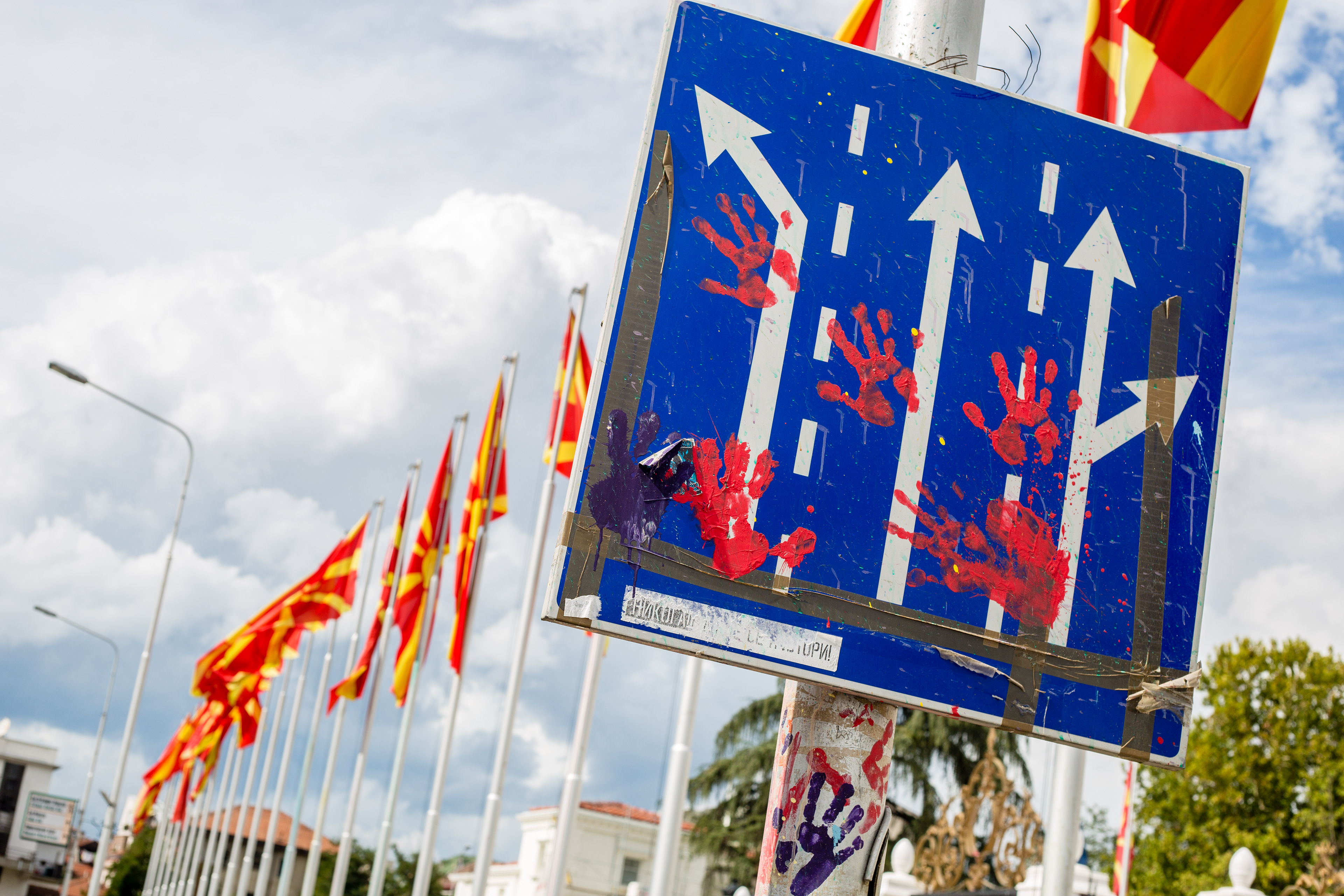 Last summer anti government protests erupted in Skopje when the President stopped the ongoing investigations of the Prime minister and dozens of other politicians involved in a wiretapping scandal.