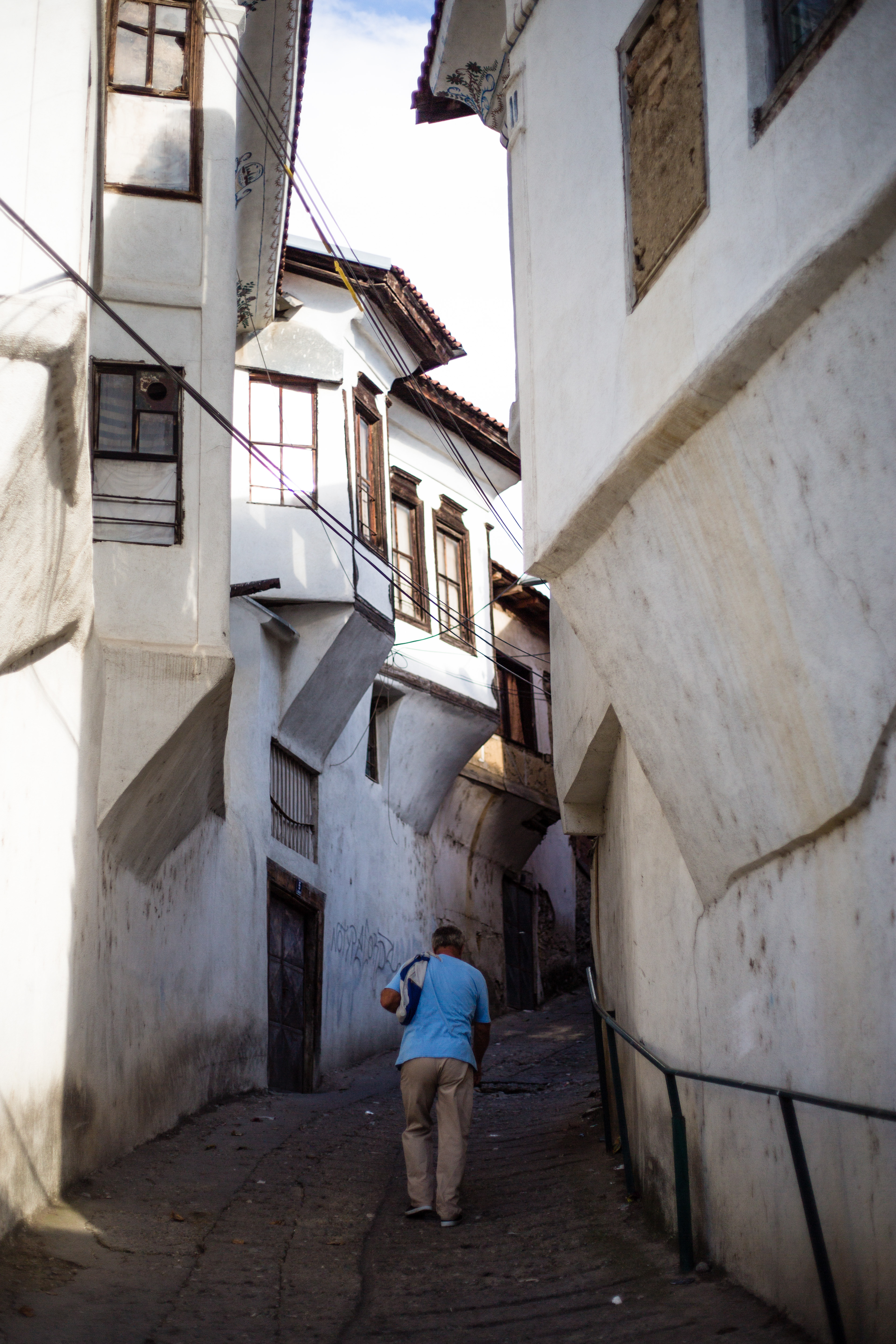 I was invited by a friend to visit her home in Veles. The city made international news in 2016 when it was revealed that a group of teenagers were controlling over 100 websites producing fake news articles in support of U.S. presidential candidate Donald Trump, which were heavily publicized on the social media sites like Facebook.