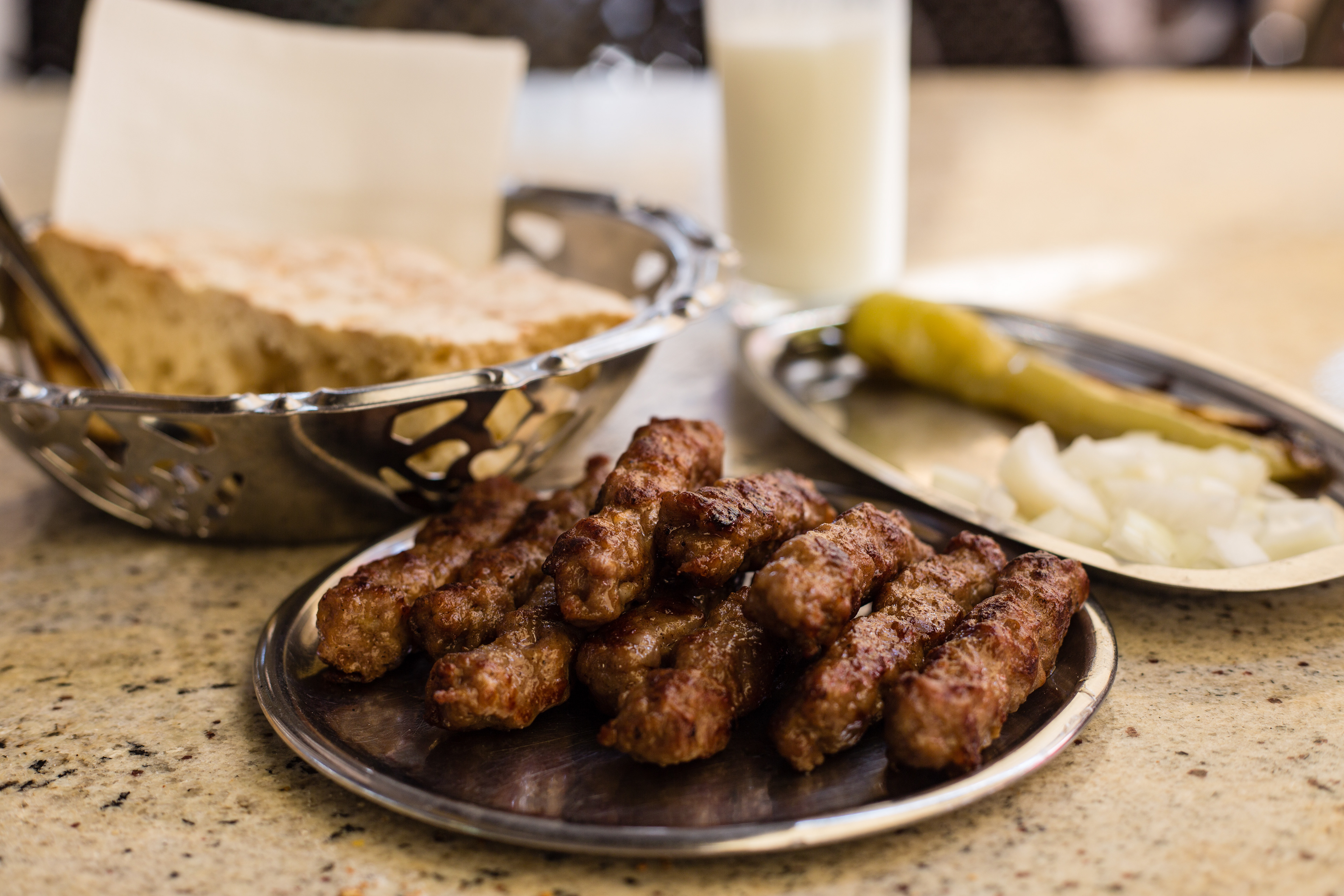 No trip to Macedonia is complete without tasting the Kebapi at Destan, Skopje’s oldest Kebapi spot in the Old Bazaar.