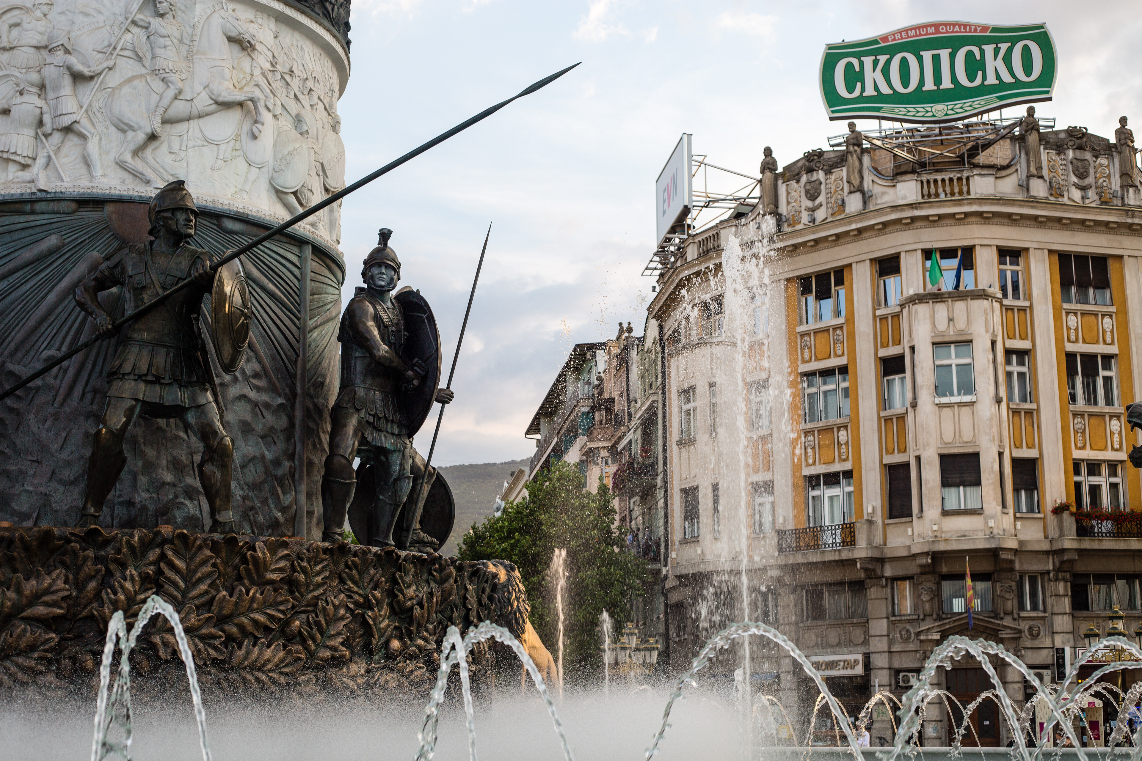 The center of Skopje is undergoing a massive transformation.