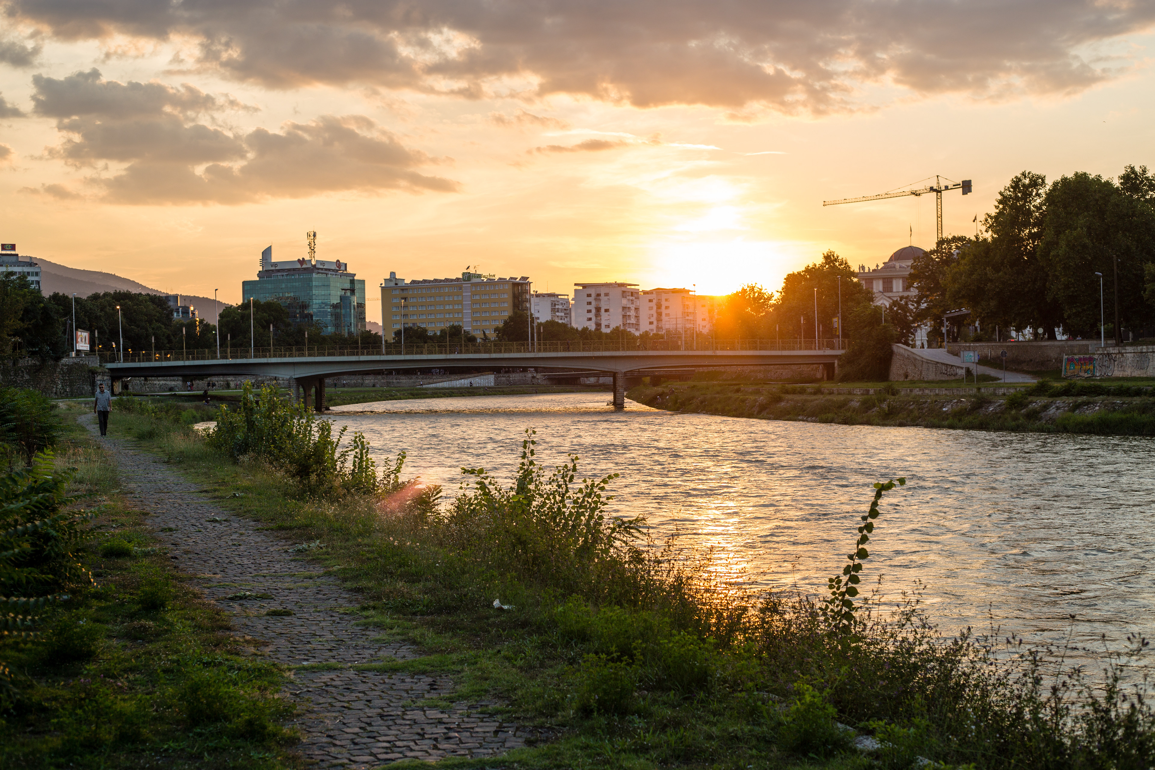 After a few days in rural Macedonia I headed out on my own to the capital Skopje, which lies on the banks of the Vardar River.