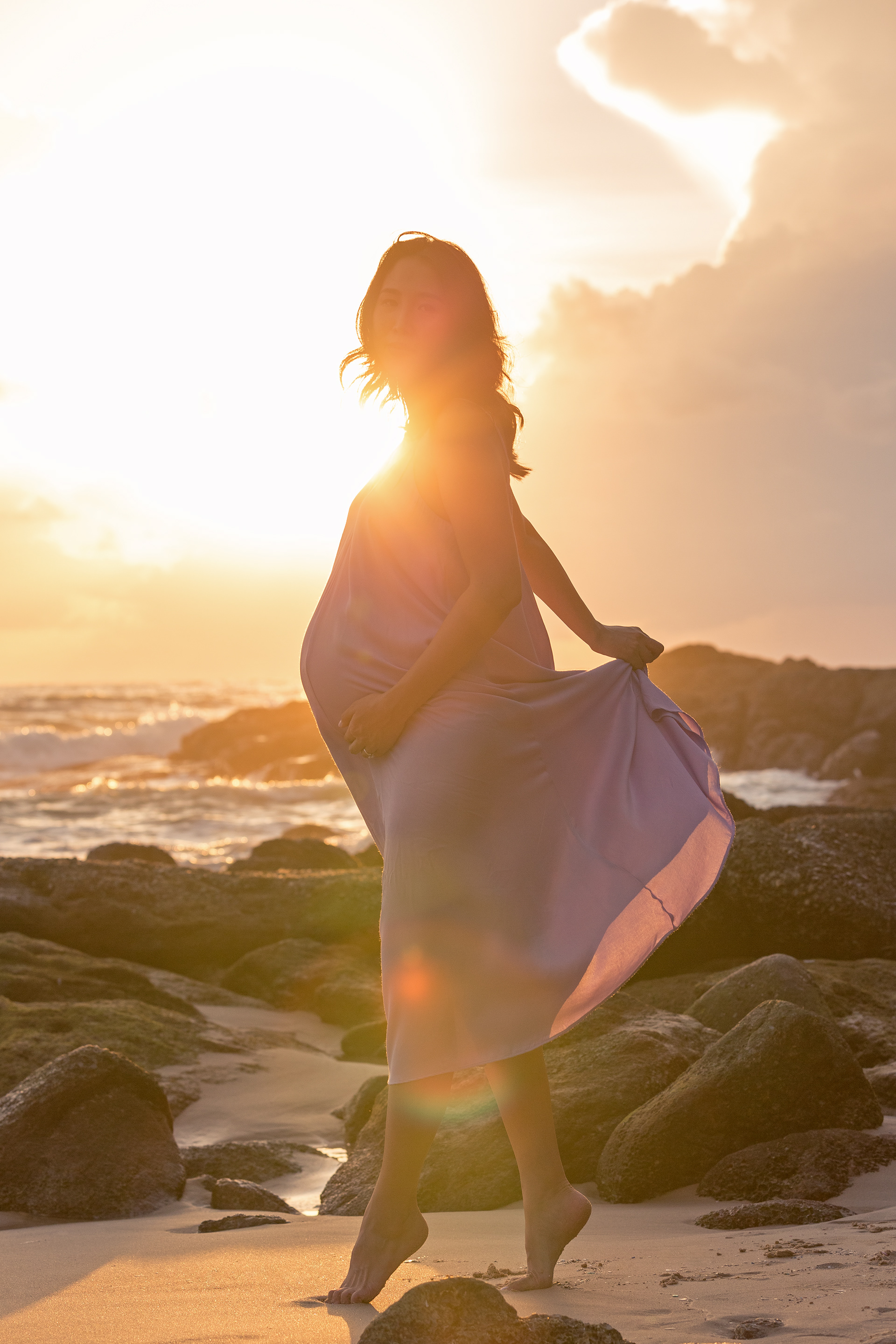 High quality maternity pregnancy portrait photography session in Phuket, Samui, Krabi, Phang Nga, Thailand by a professional photographer