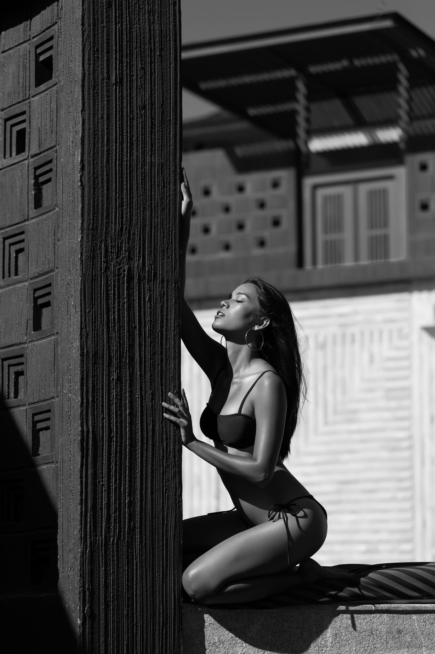 Kanticha Chumma at Sripanwa black and white