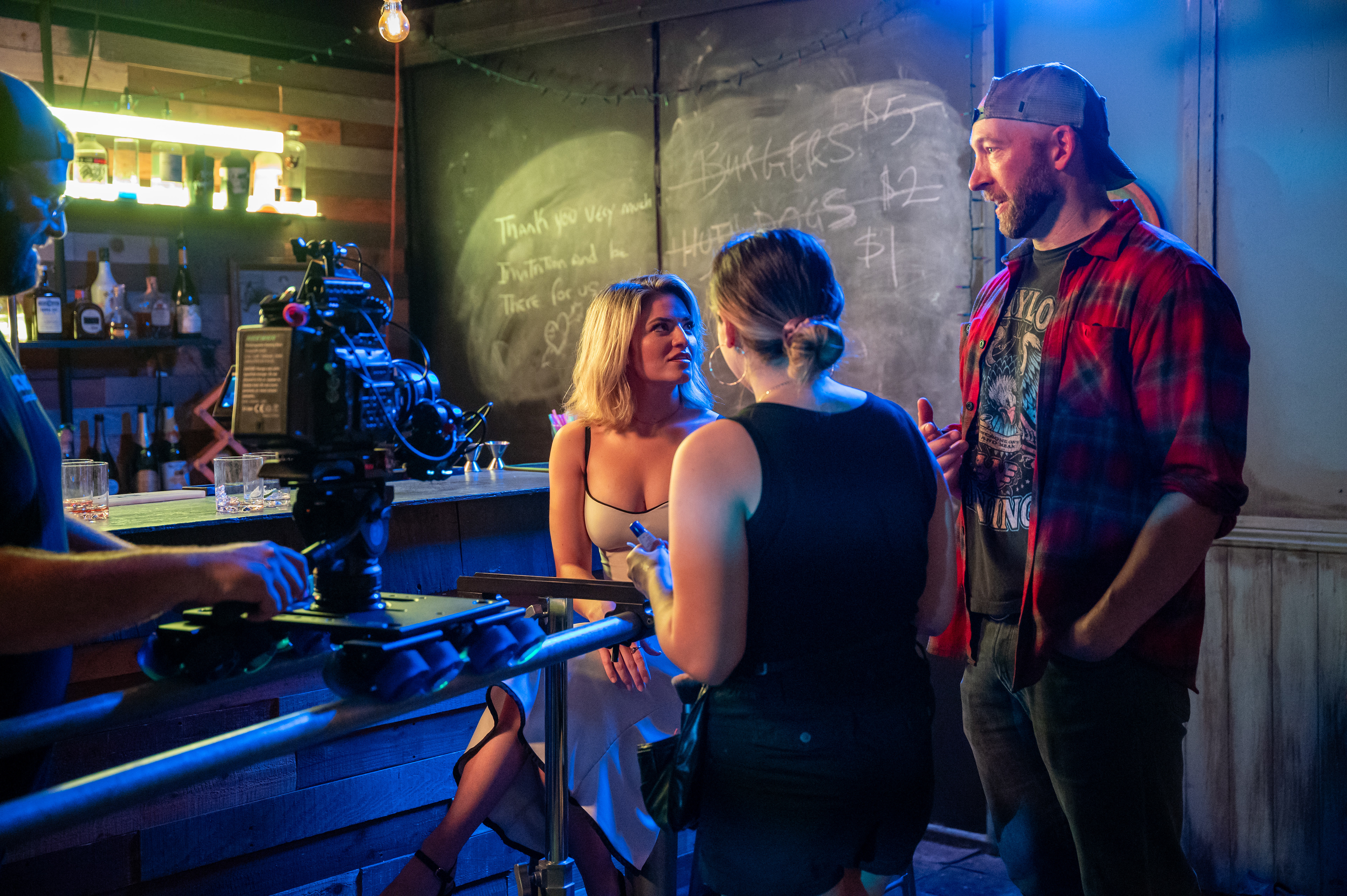 I like to give my actors a nudge... and then watch them run!