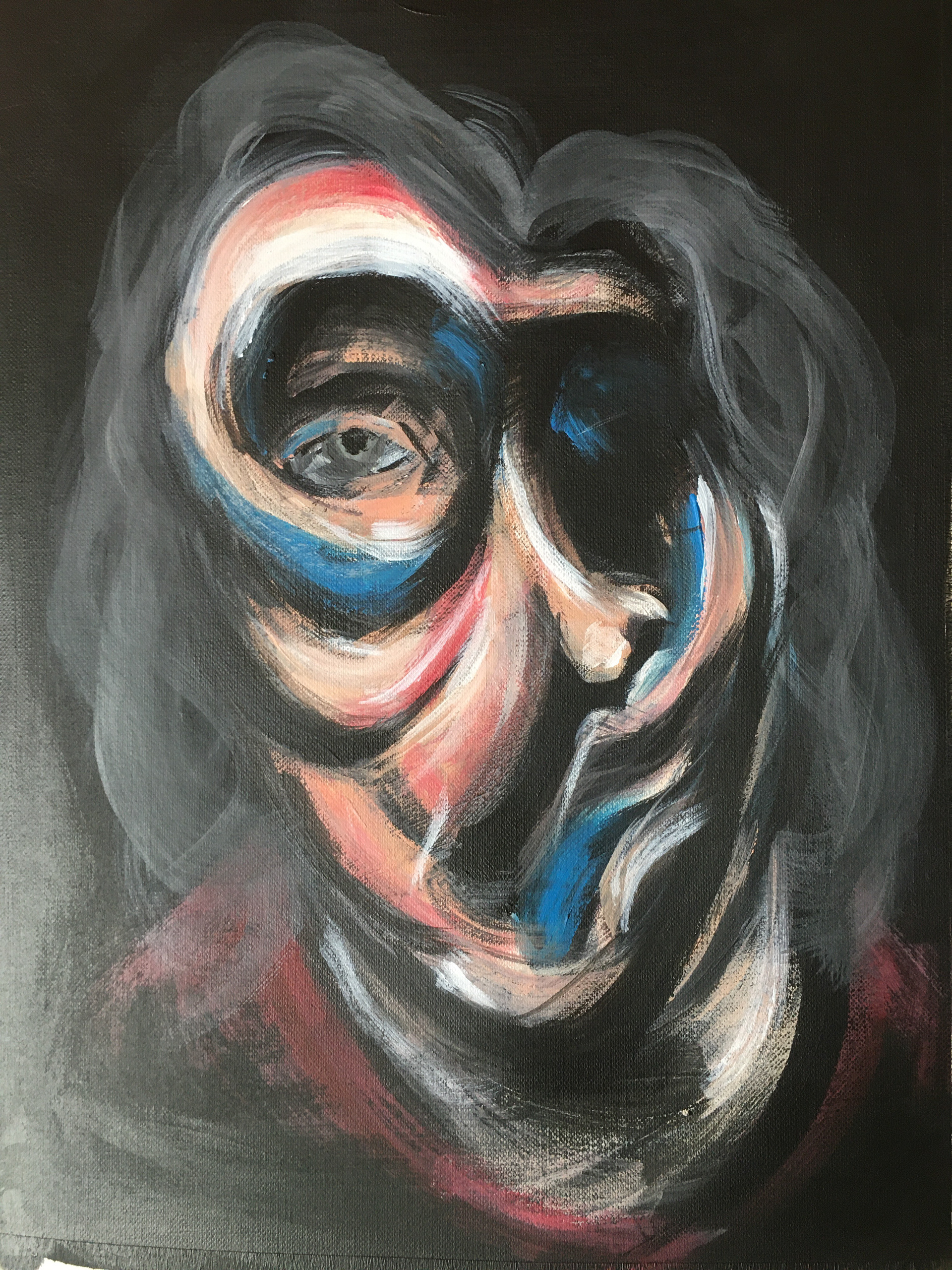 'MOTHER' Acrylic on paper 25cm x 33cm
