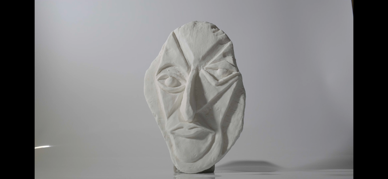 Beginning of PHILANTHROPIST III (14min video piece on loop, sugar plate cast sculpture and molasses)