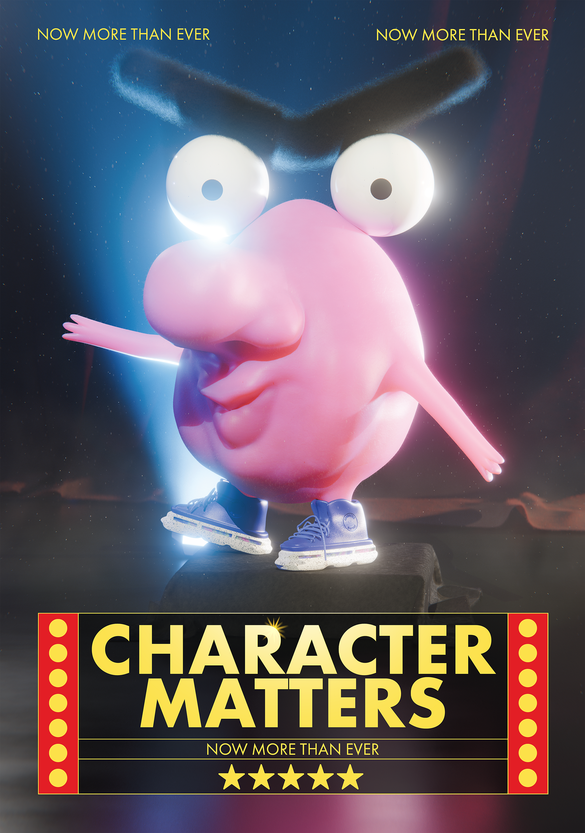 Character Matters PSA Poster, Pictoplasma 2025