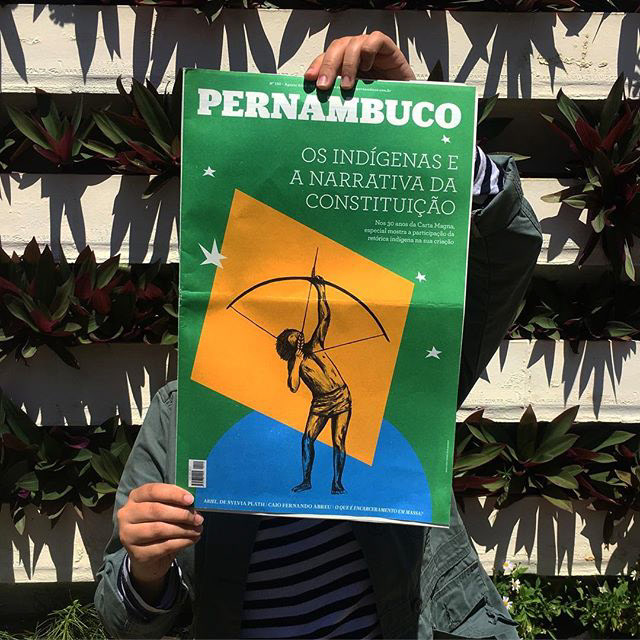 Capa com Maria Júlia Rêgo