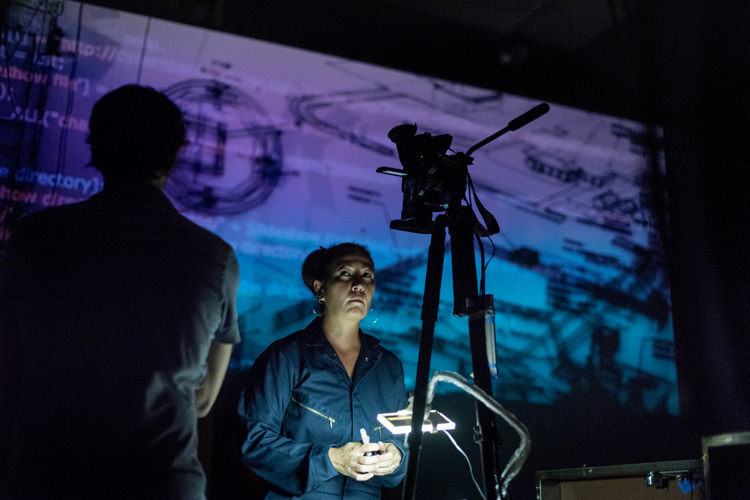 Live video of map reading layering with real-time coding