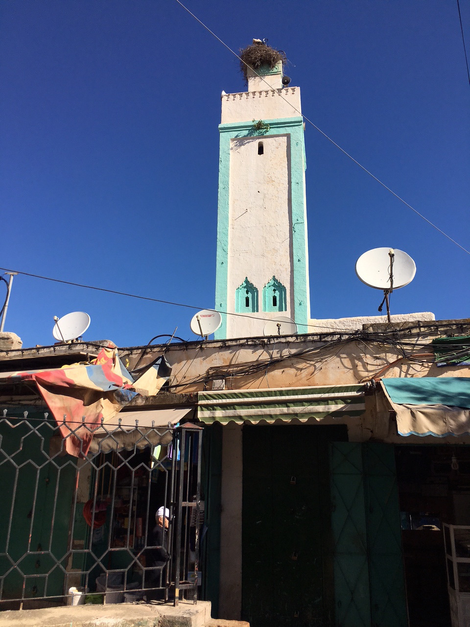 Minaret in Sefrou where the prayers called out