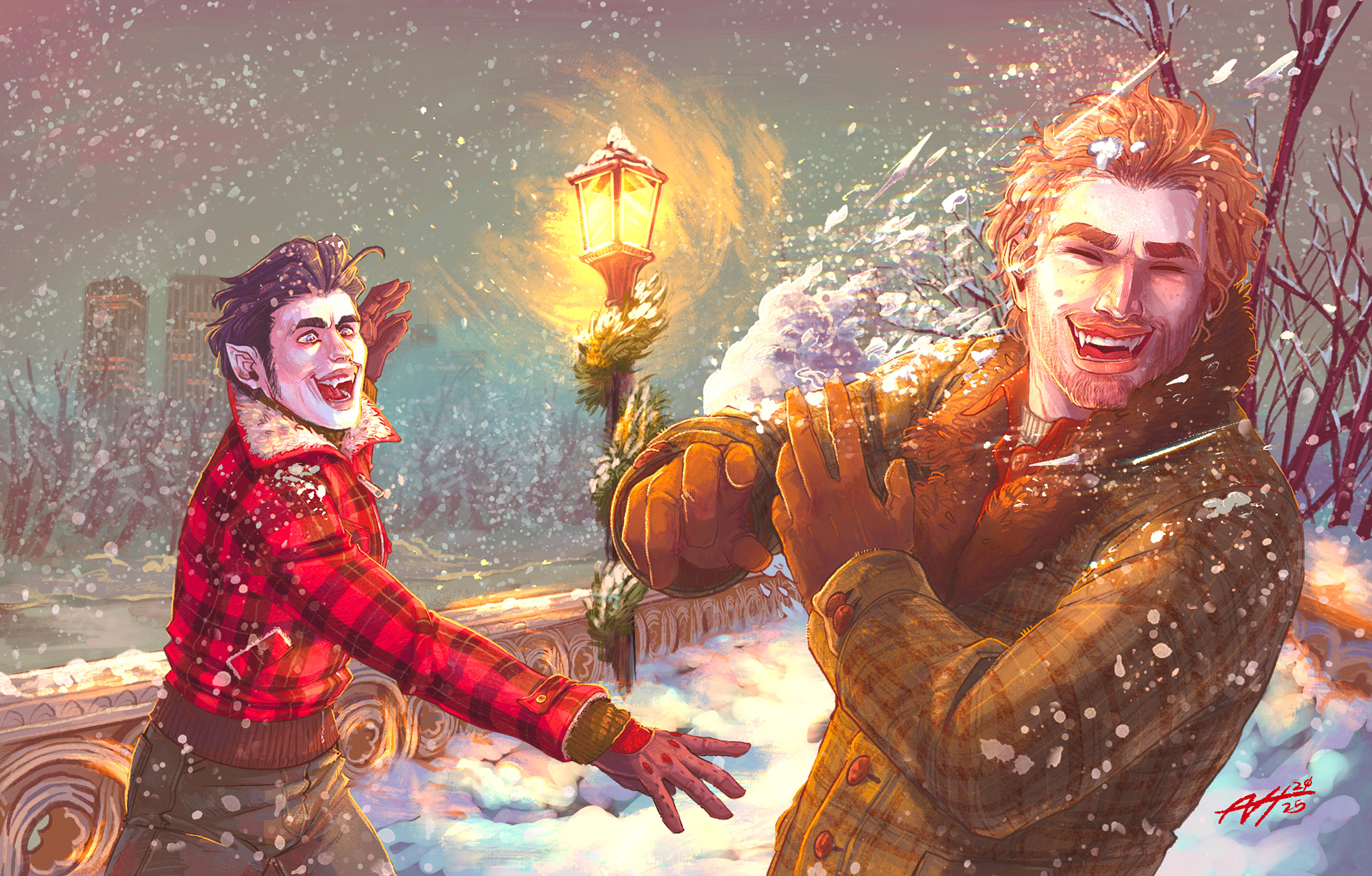 Snowball Fight / Holiday Card | 2025