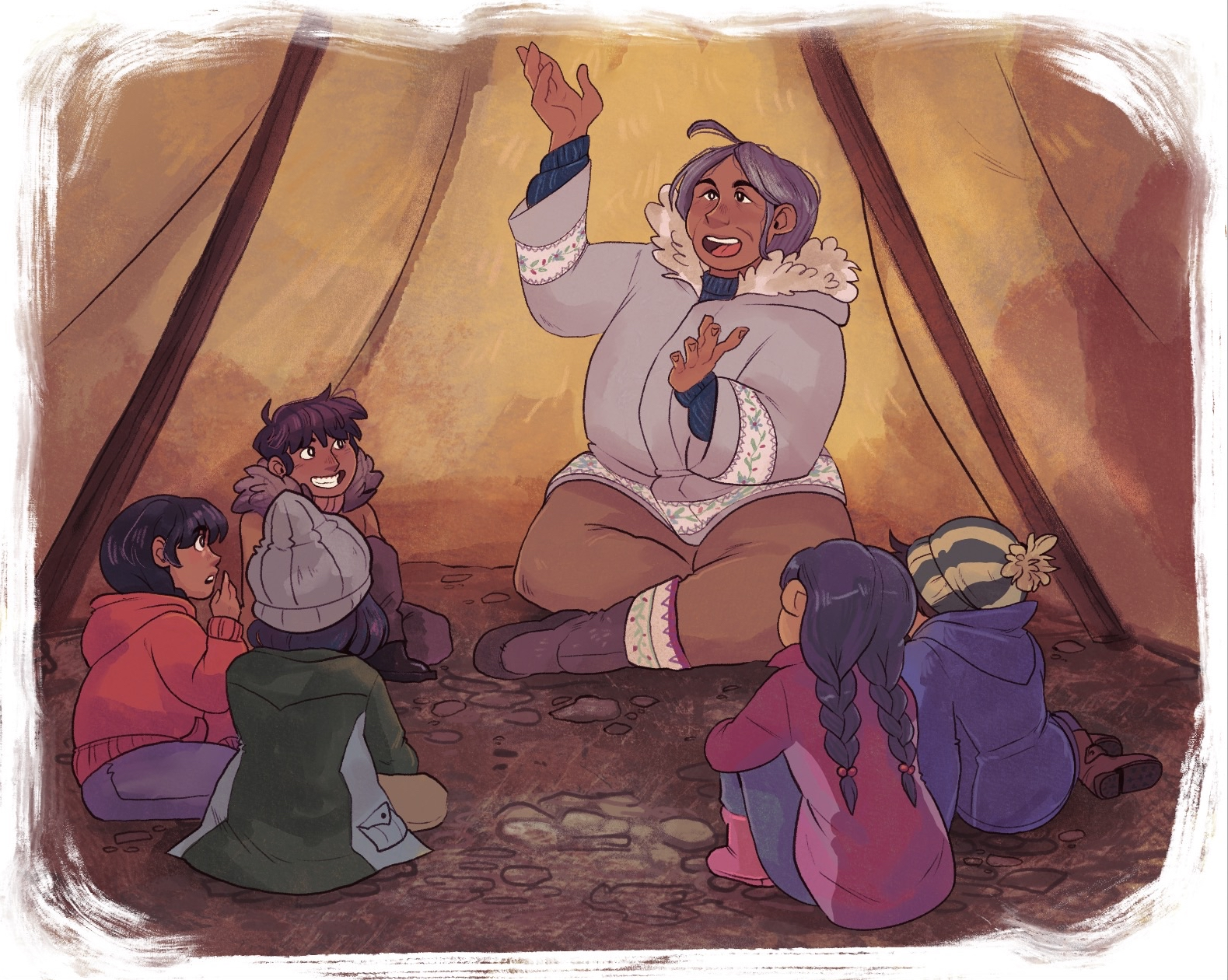 Illustration for  Inhabit Educational Books: Arvaaq Press