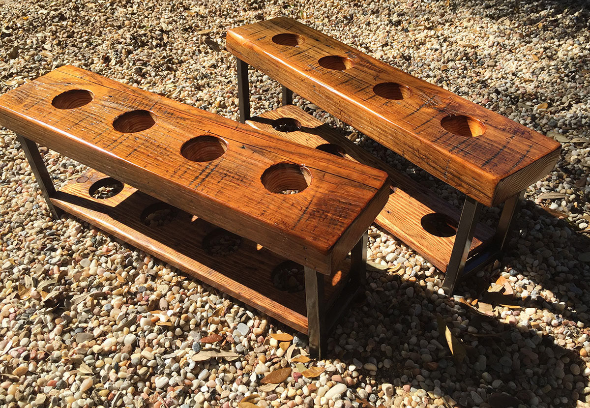 Coffee pour over bars - Custom made for Fort Bend Coffee Roasters