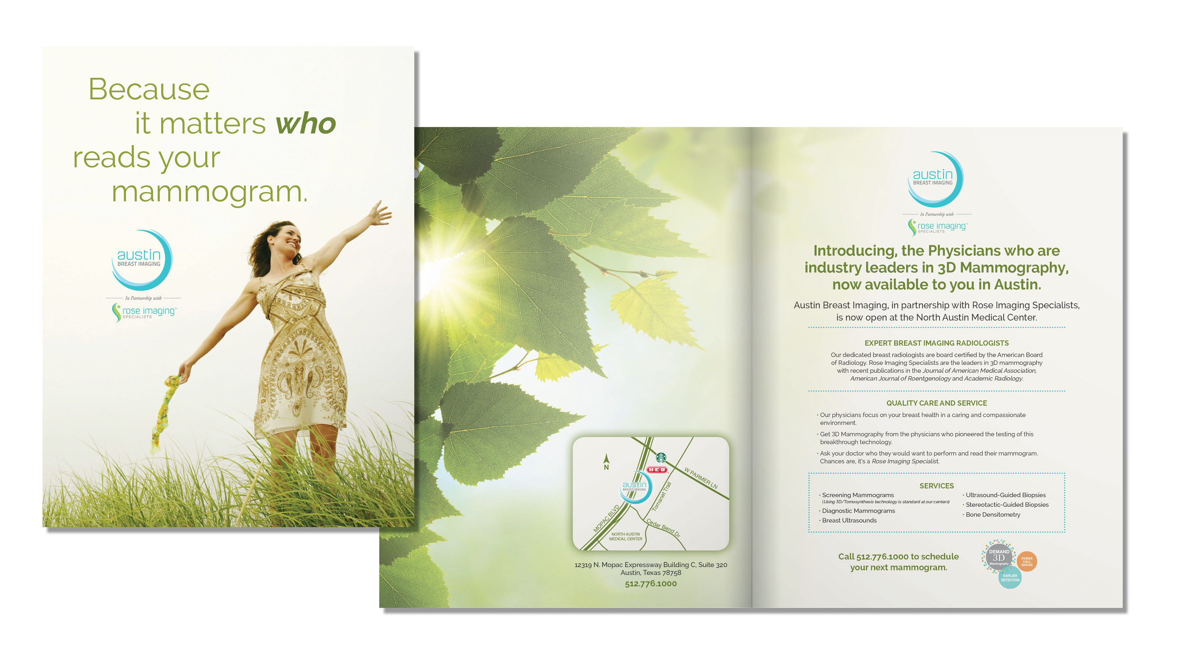 Austin Breast Imaging – Bi-fold Brochure