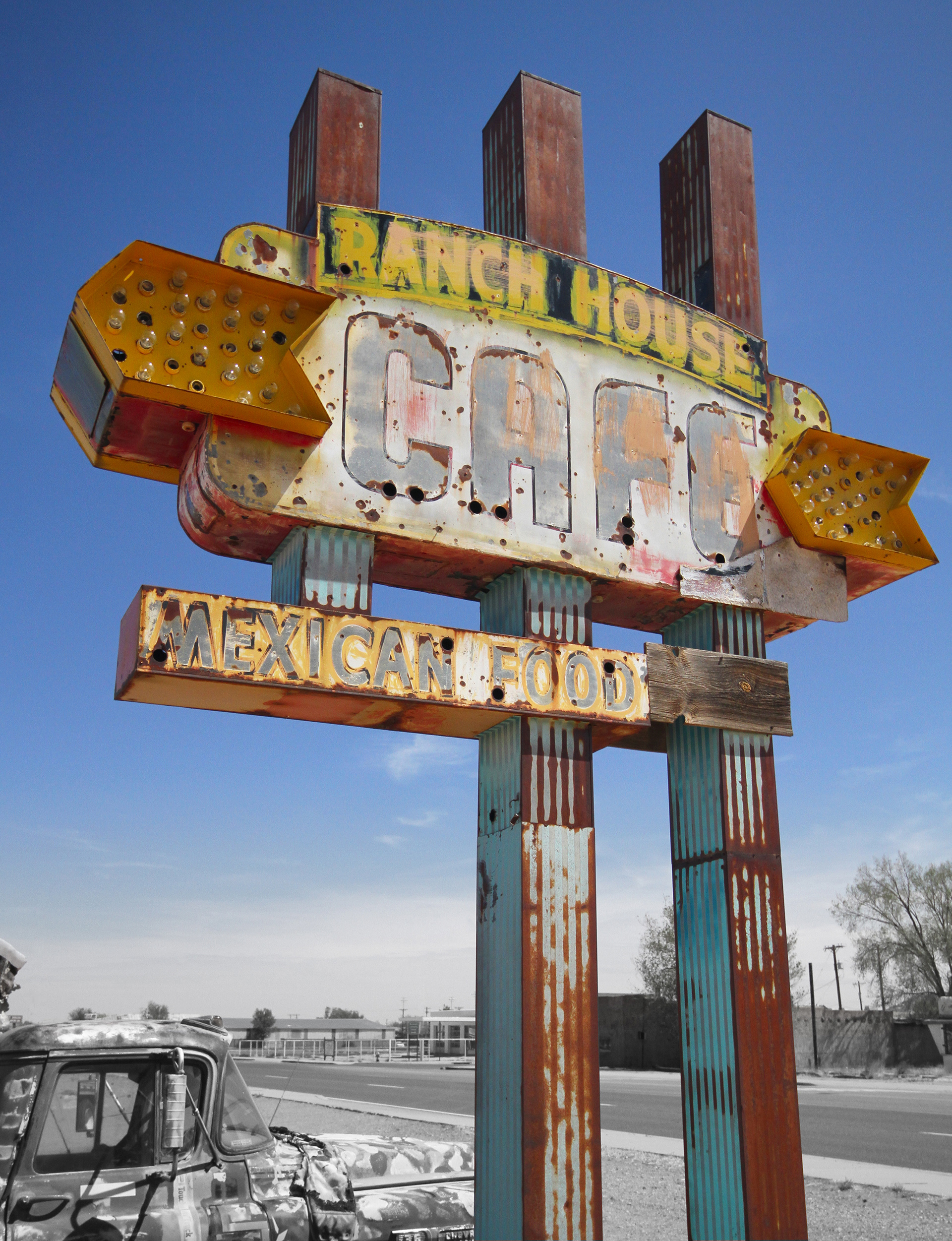 Abandoned Ranch House Cafe – Tucumcari, New Mexico