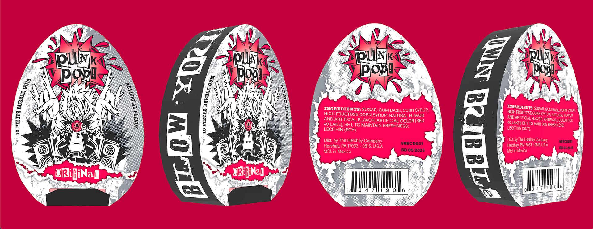 Punk-Pop was featured in Ligature 34, UF's annual juried graphic design exhibition