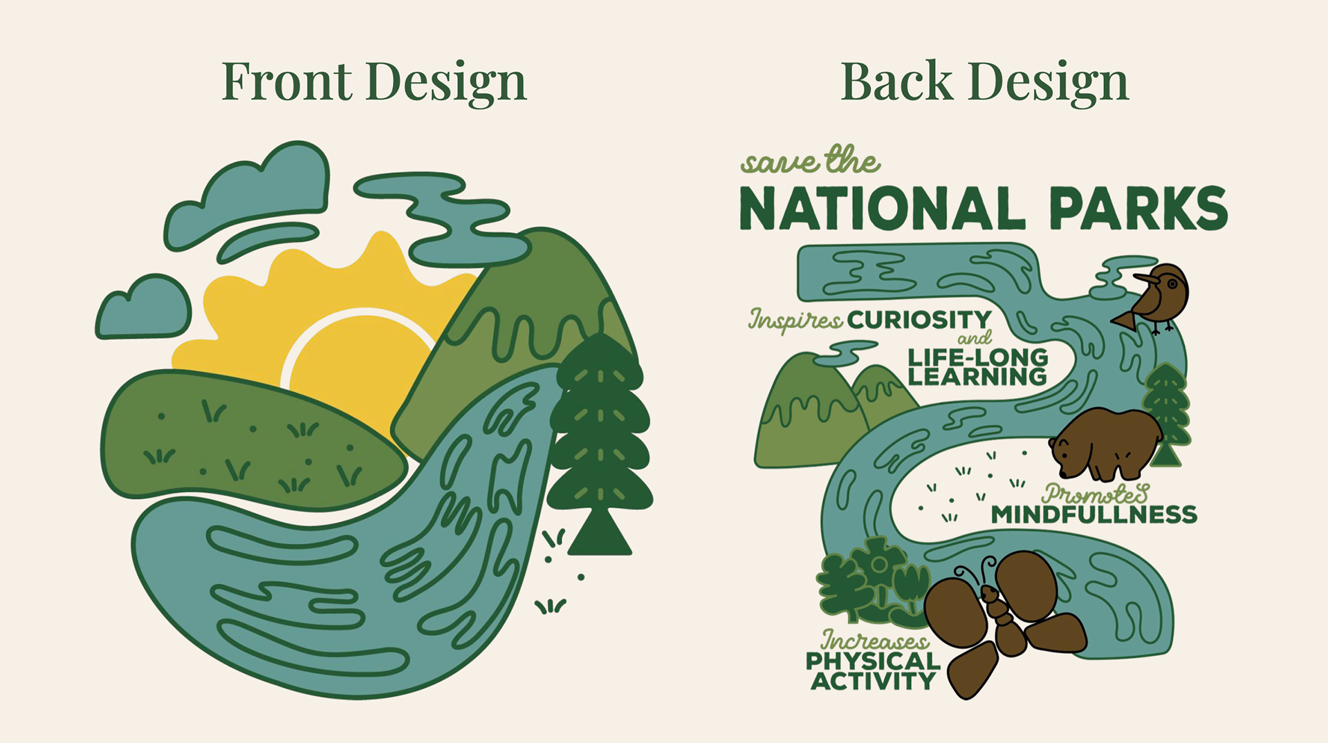 "In the next century, I want society to achieve a bigger audience for national parks that know the benefits of them, as well as proper funding and staffing to help maintain the beauty of these parks."