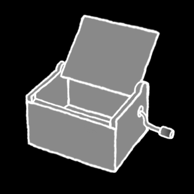 A useable music box for a fight