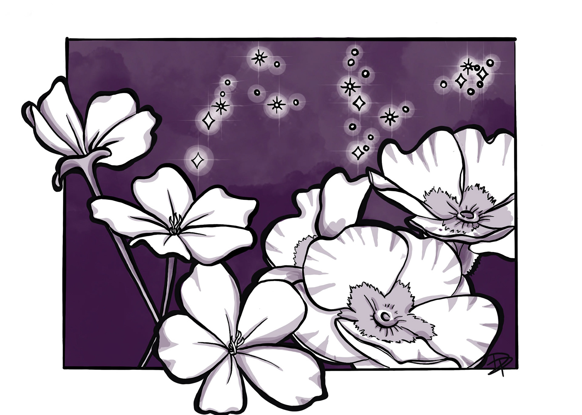February: Violes & Primrose . Amethyst. Aquarius & Pisces.