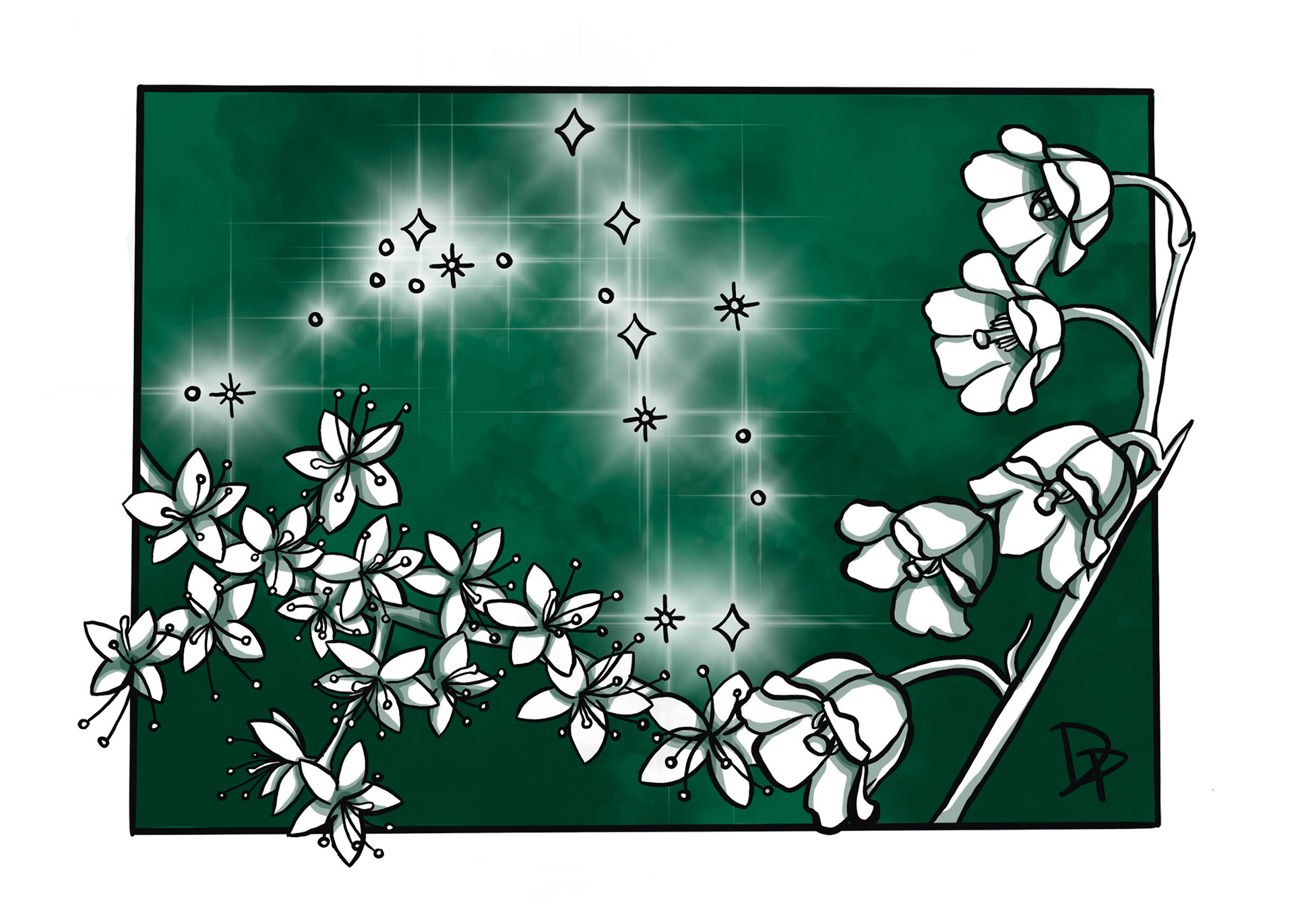 May: Hawthorn & Lily of the Valley. Emerald. Taurus & Gemini.