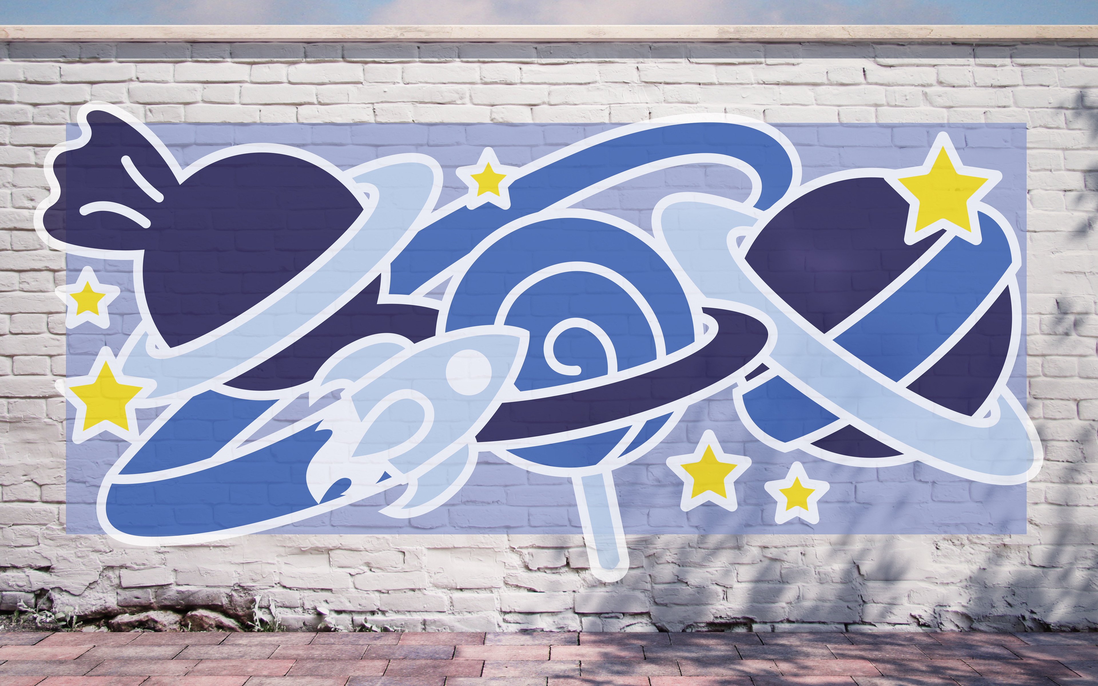 Candy Store Mural Concept, 2023.