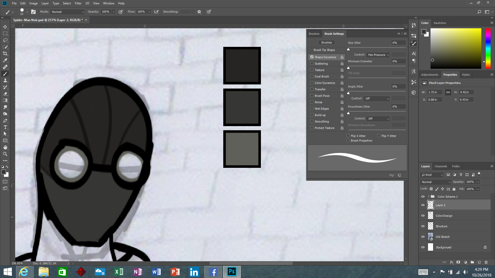 Finding the Color Layout