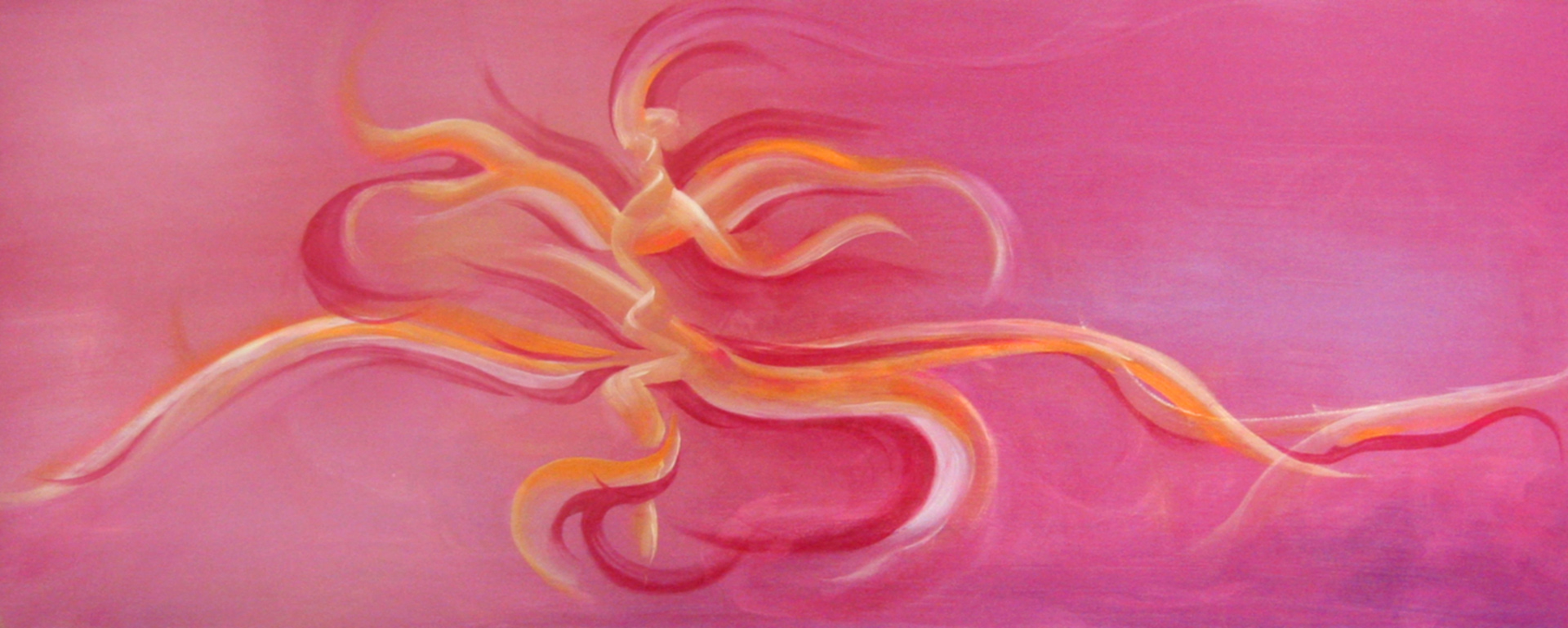 Amphibious - acrylic on panel 48” x 18”
