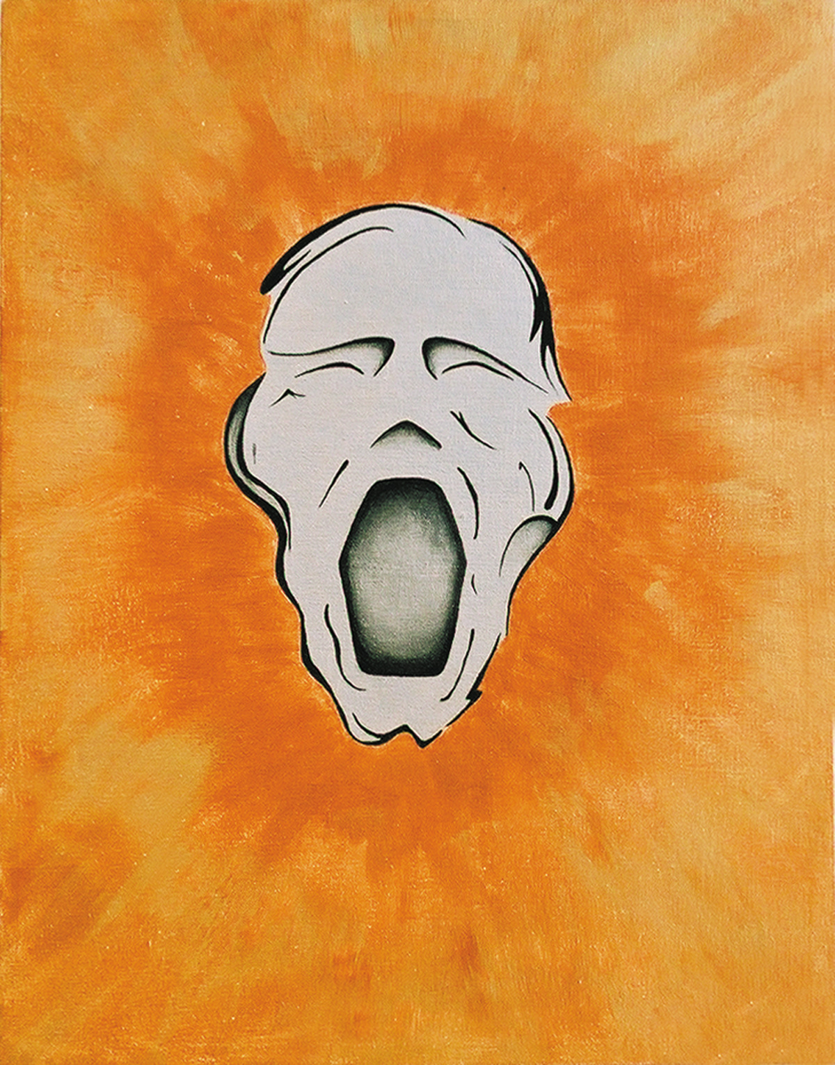 Insanity - Acrylic on canvas 14" x 28"